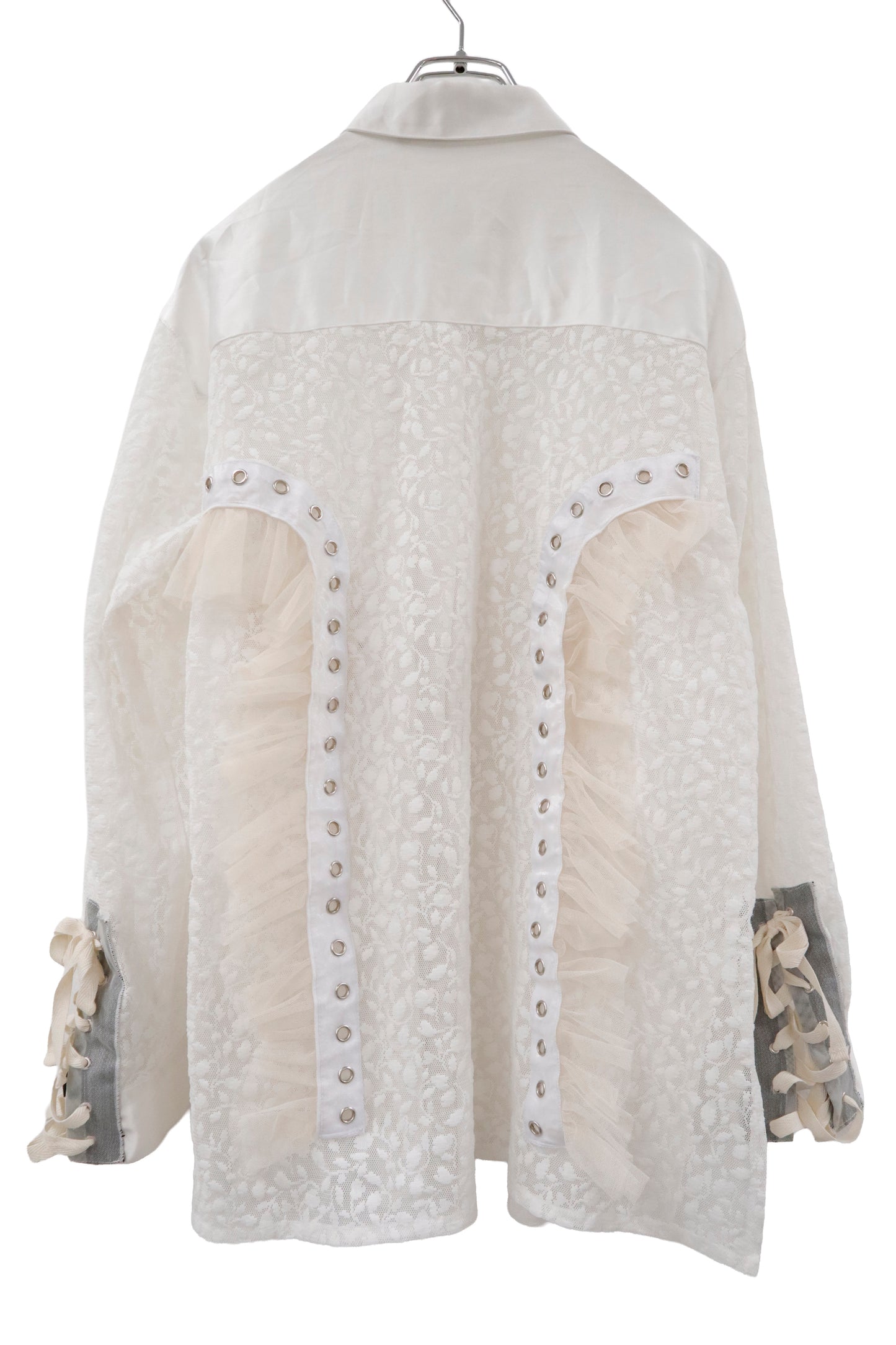 lace up contemporary shirt/RM-［2605-023］