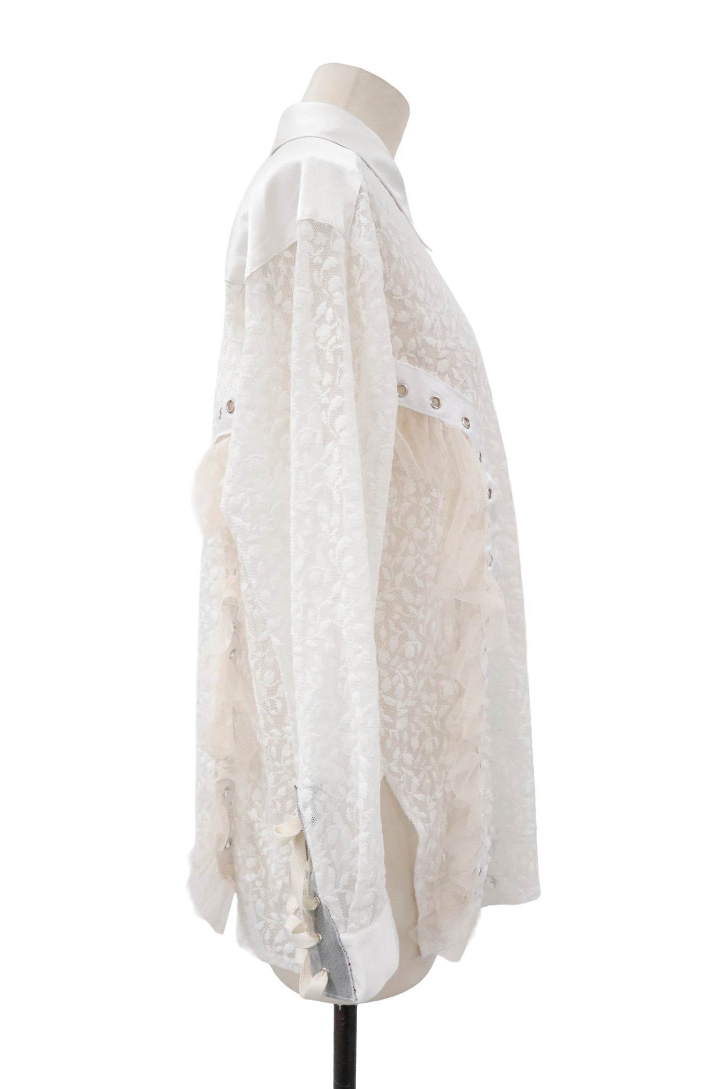 lace up contemporary shirt/RM-［2605-023］