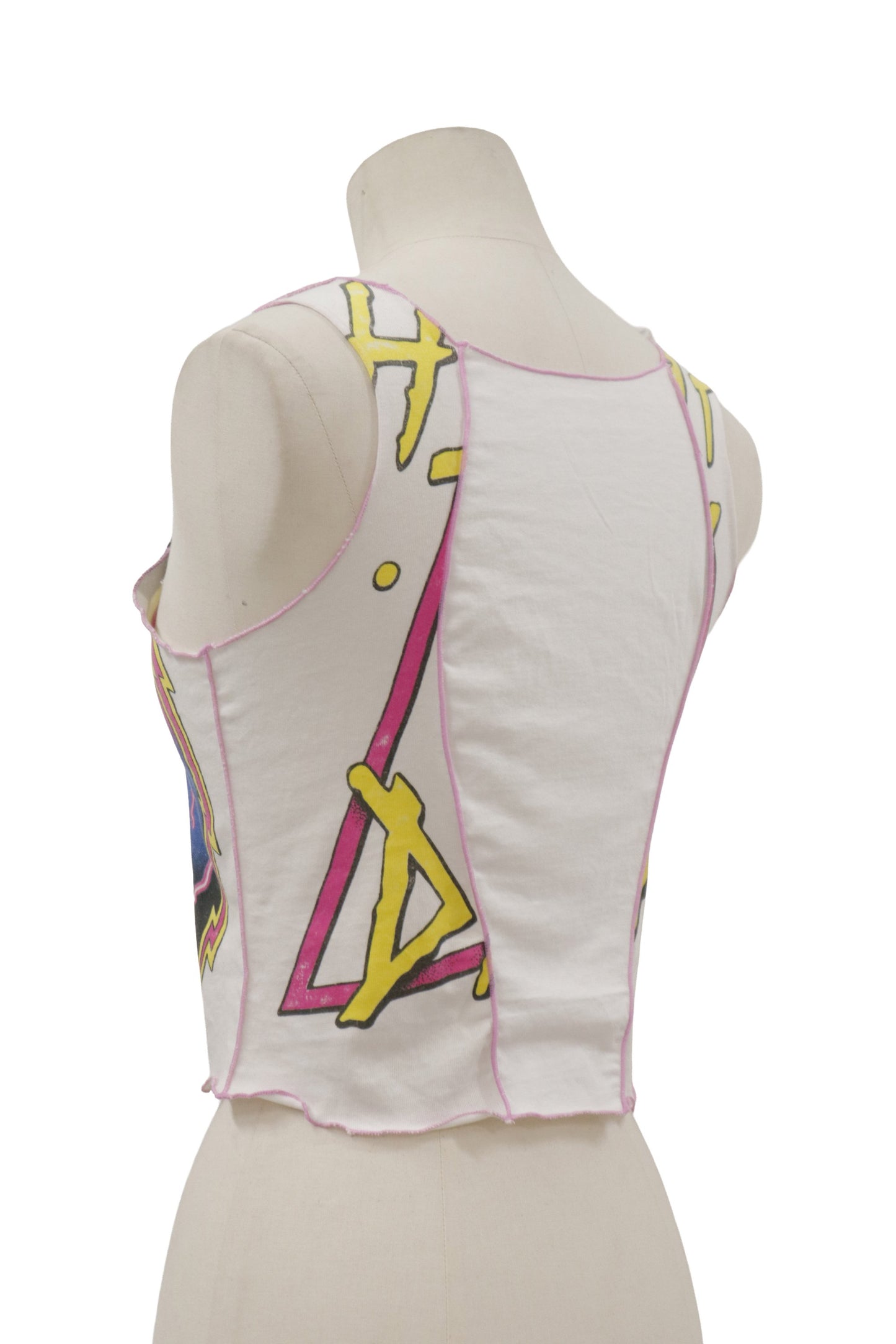 rock flower docking tanktop/RM-［2606-016］