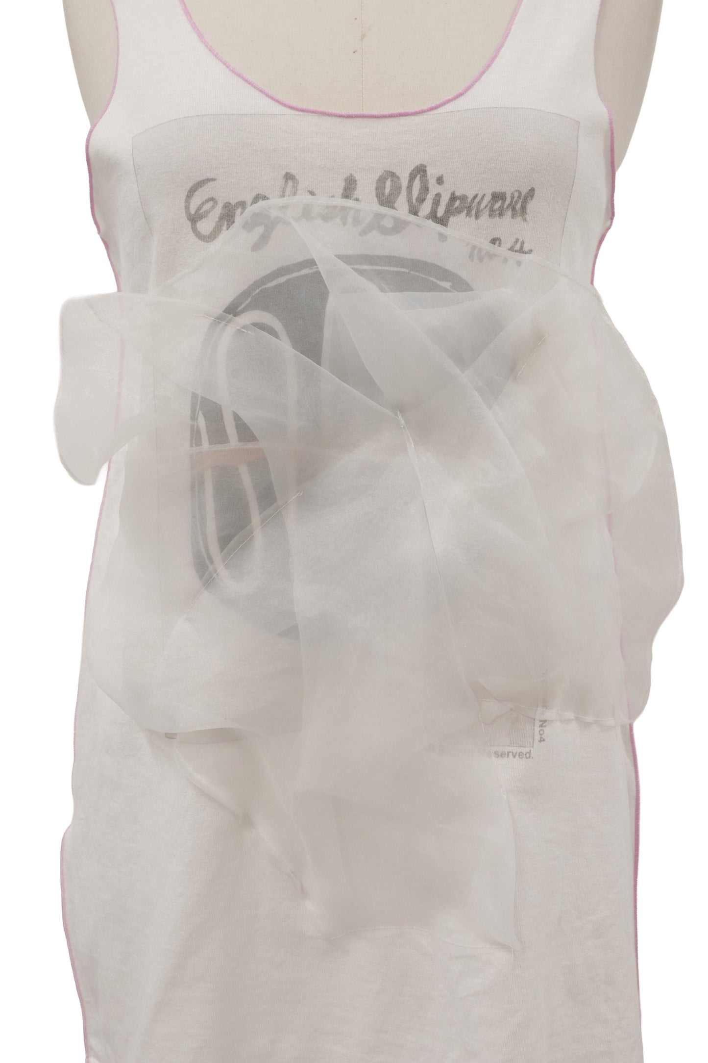 tulle docking tanktop/RM-［2606-017］
