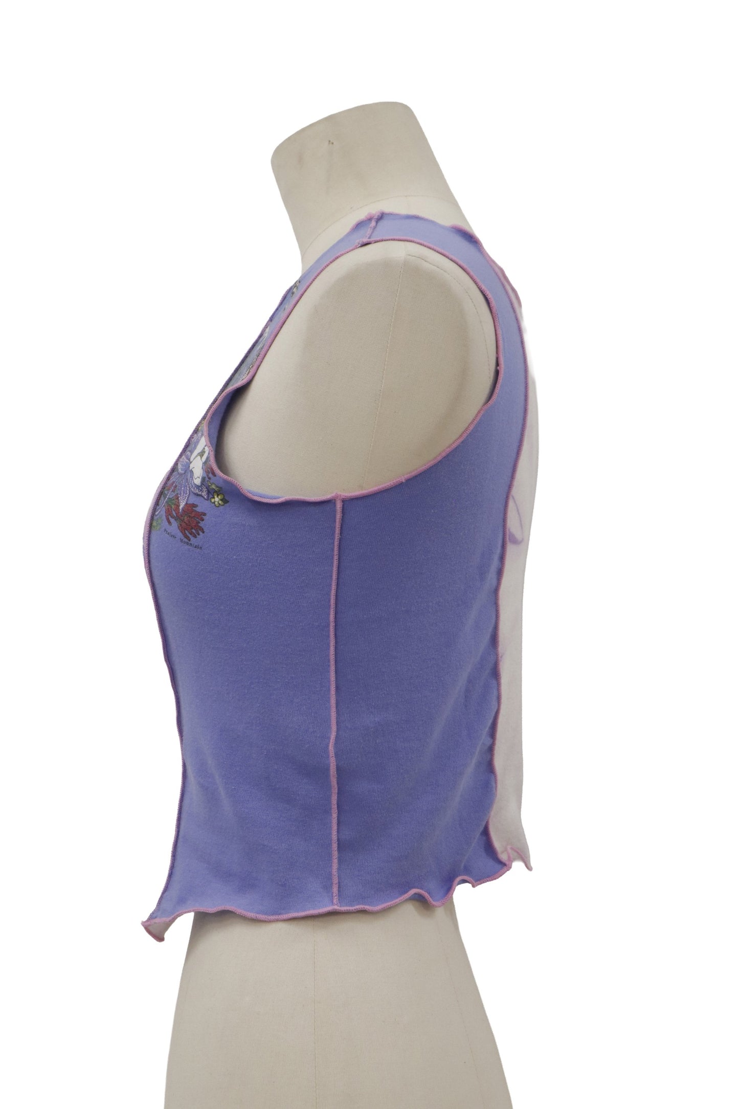 Y2K print docking tanktop/RM-［2606-019］