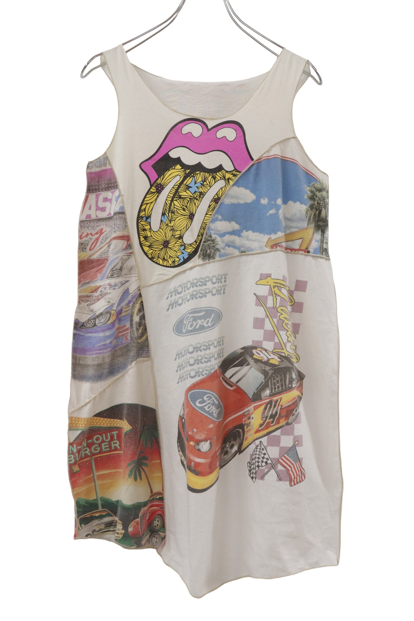 Rolling Stones racing long tanktop/RM-［2606-020］