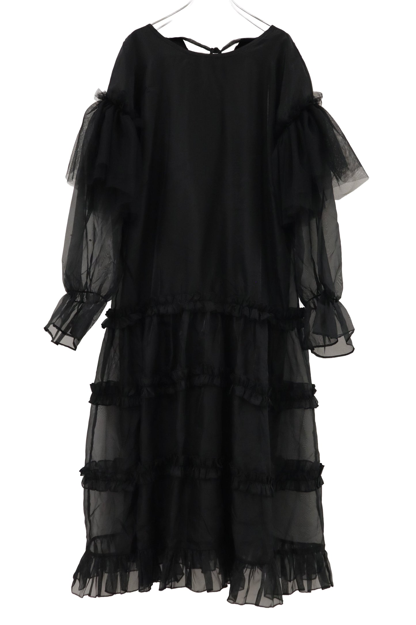 organza frill dress/RM-［2606-027］