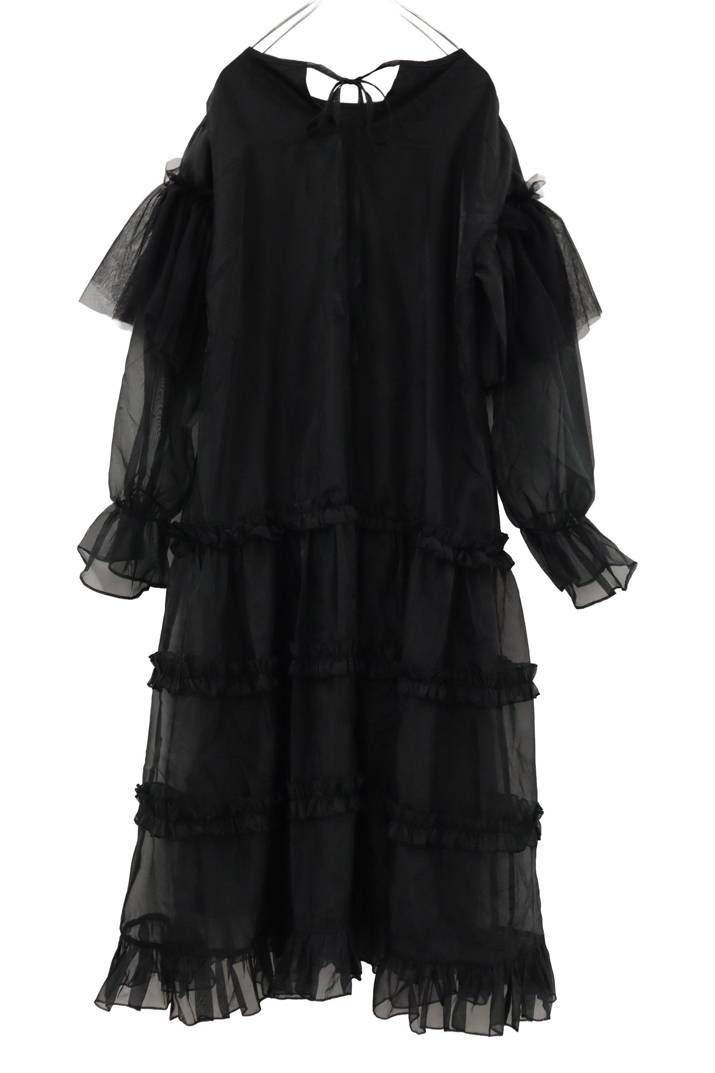 organza frill dress/RM-［2606-027］