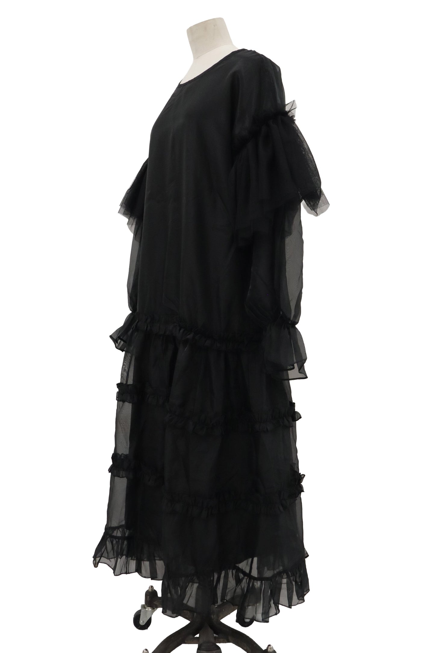 organza frill dress/RM-［2606-027］