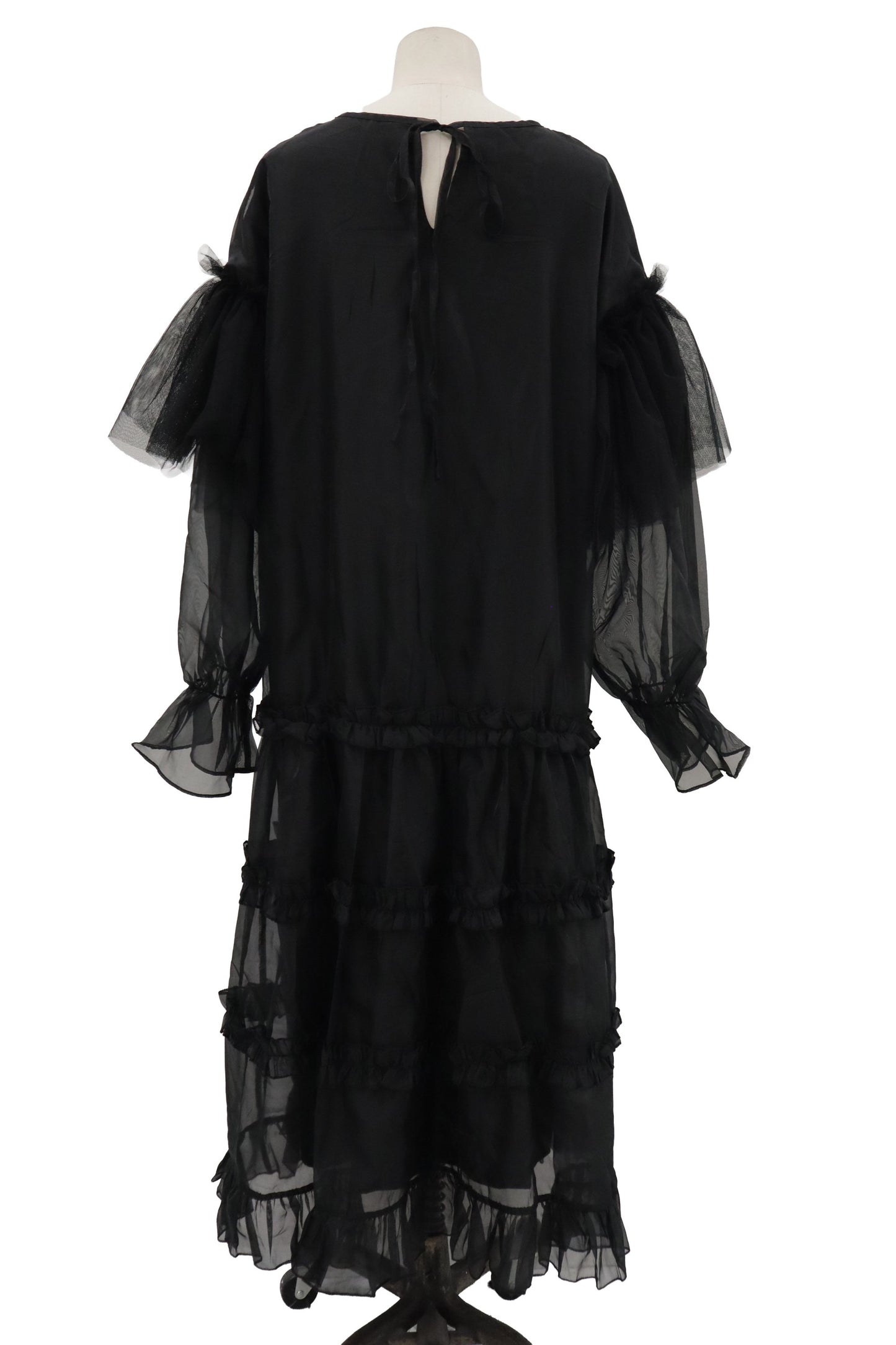 organza frill dress/RM-［2606-027］