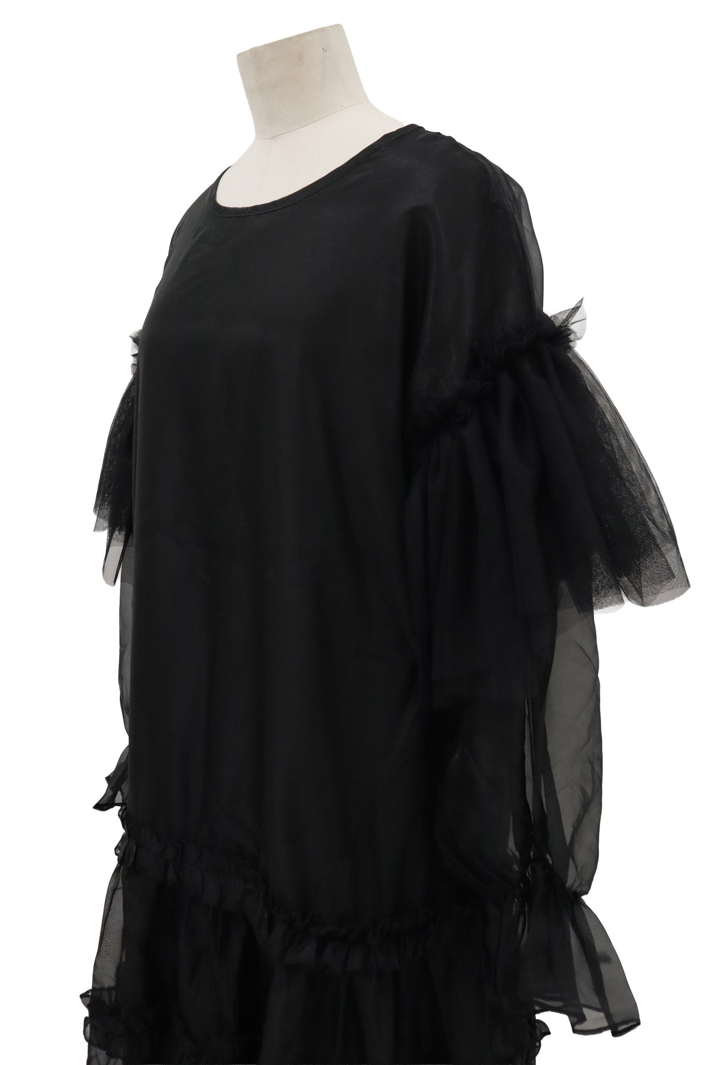 organza frill dress/RM-［2606-027］