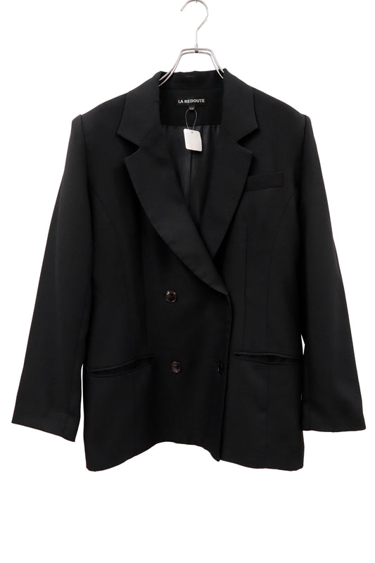 black tailored jacket/U-［2602-048］