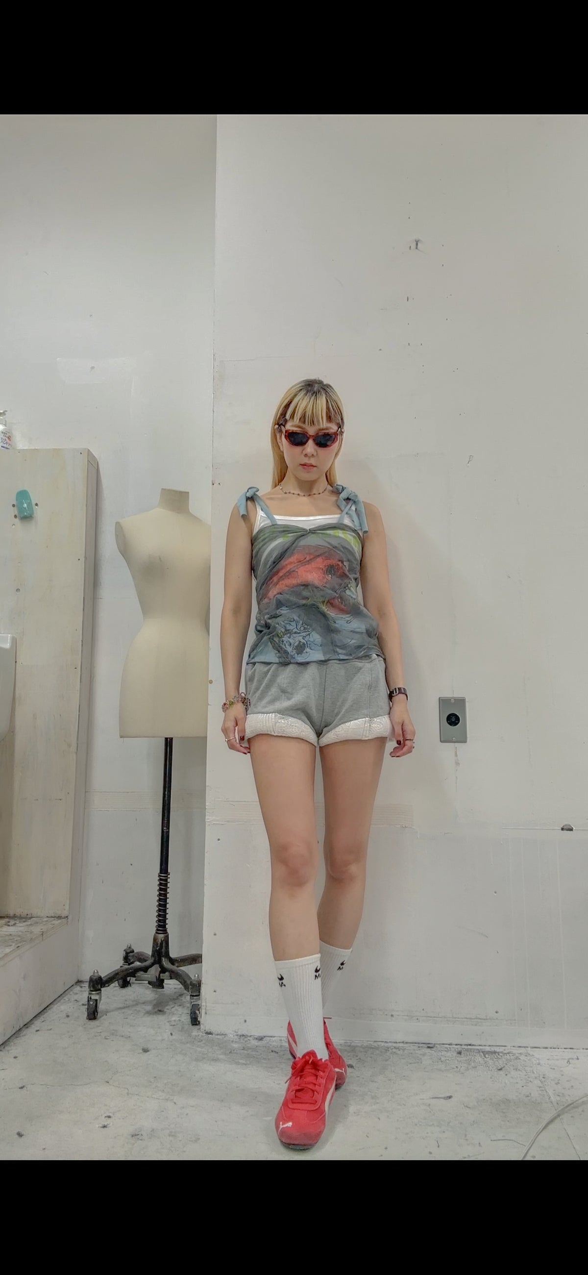 graphic camisole/RM-［2607-080］