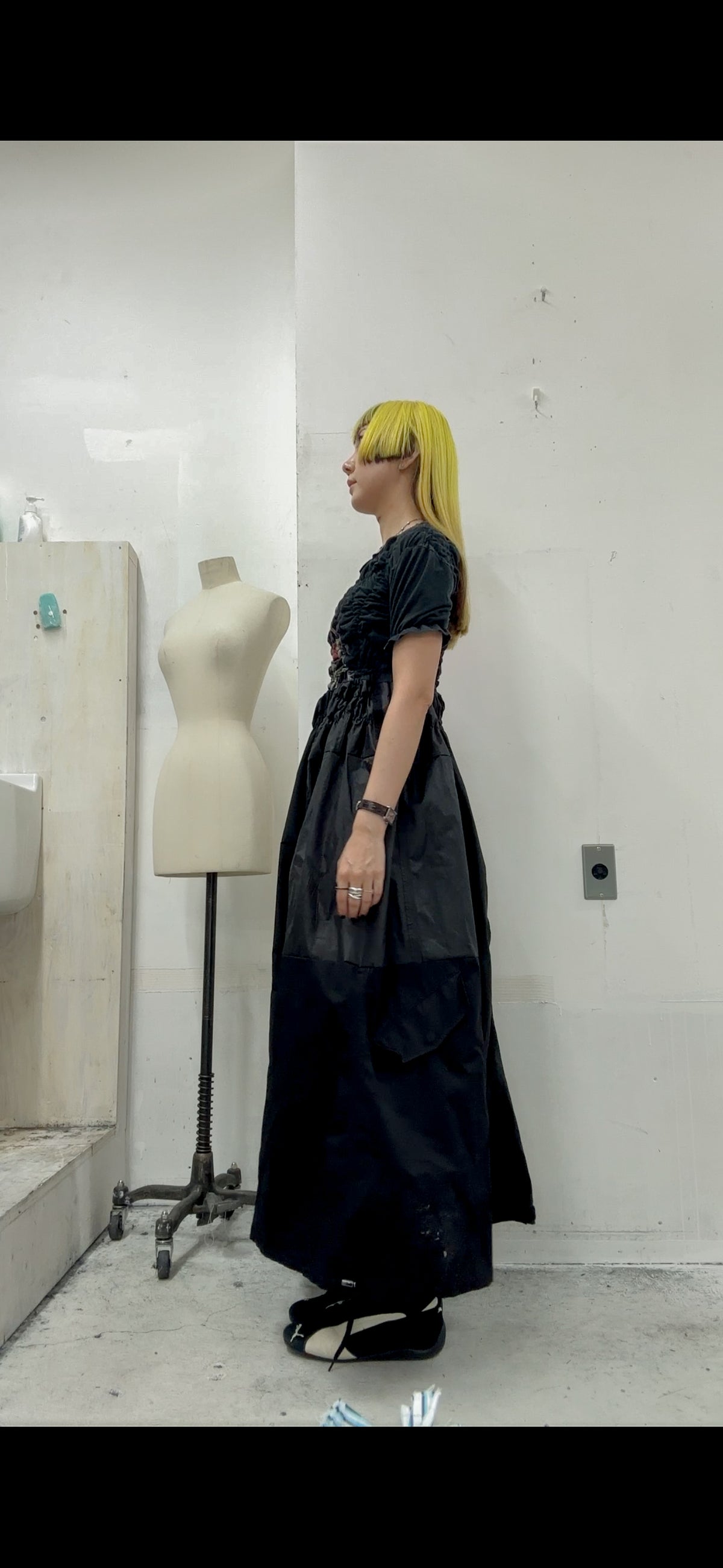KUSHA KUSHA PLAN/cut saw dress/RM-［2607-144］