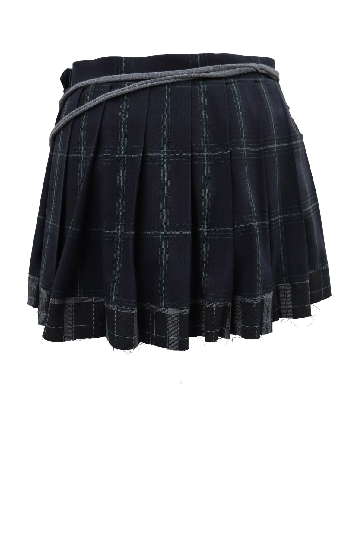 Docking pleats mini skirt/RM-［2608-039］