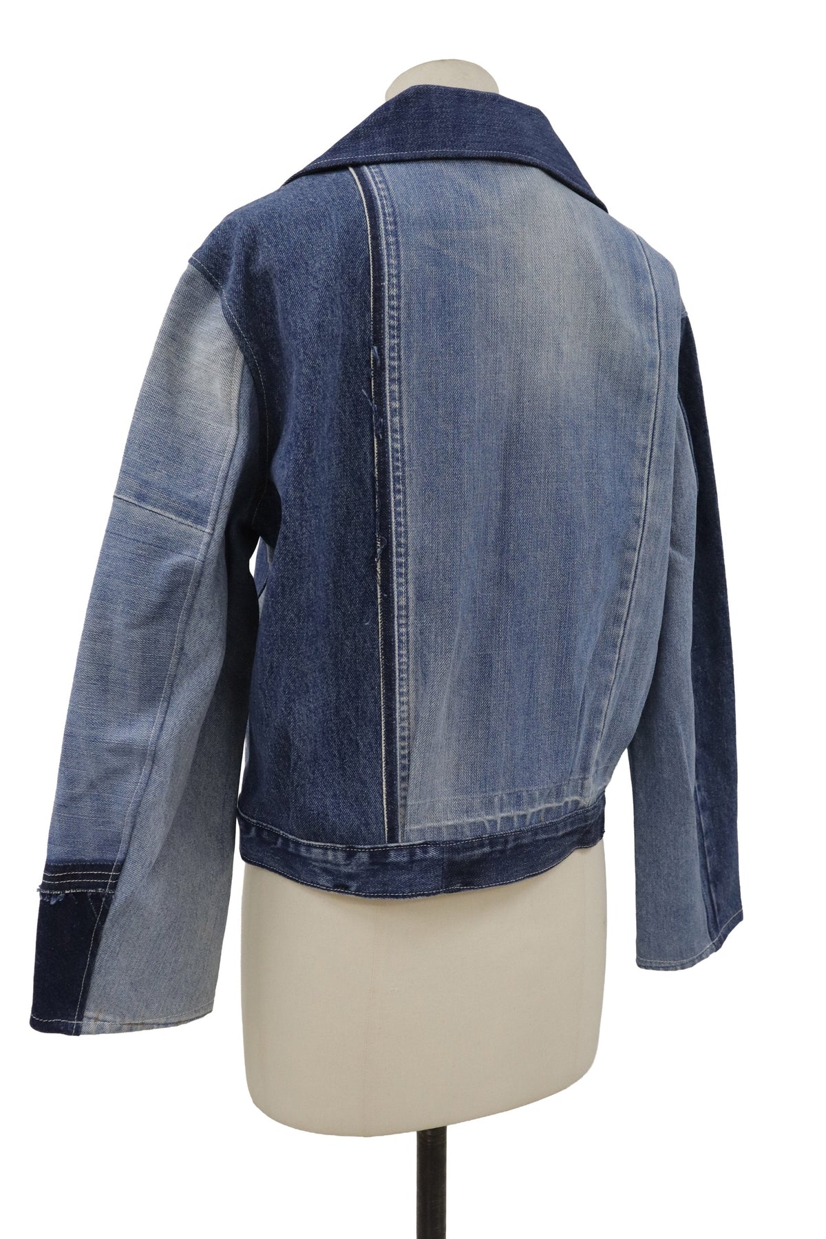 patchwork denim jacket/RM-［2608-097］