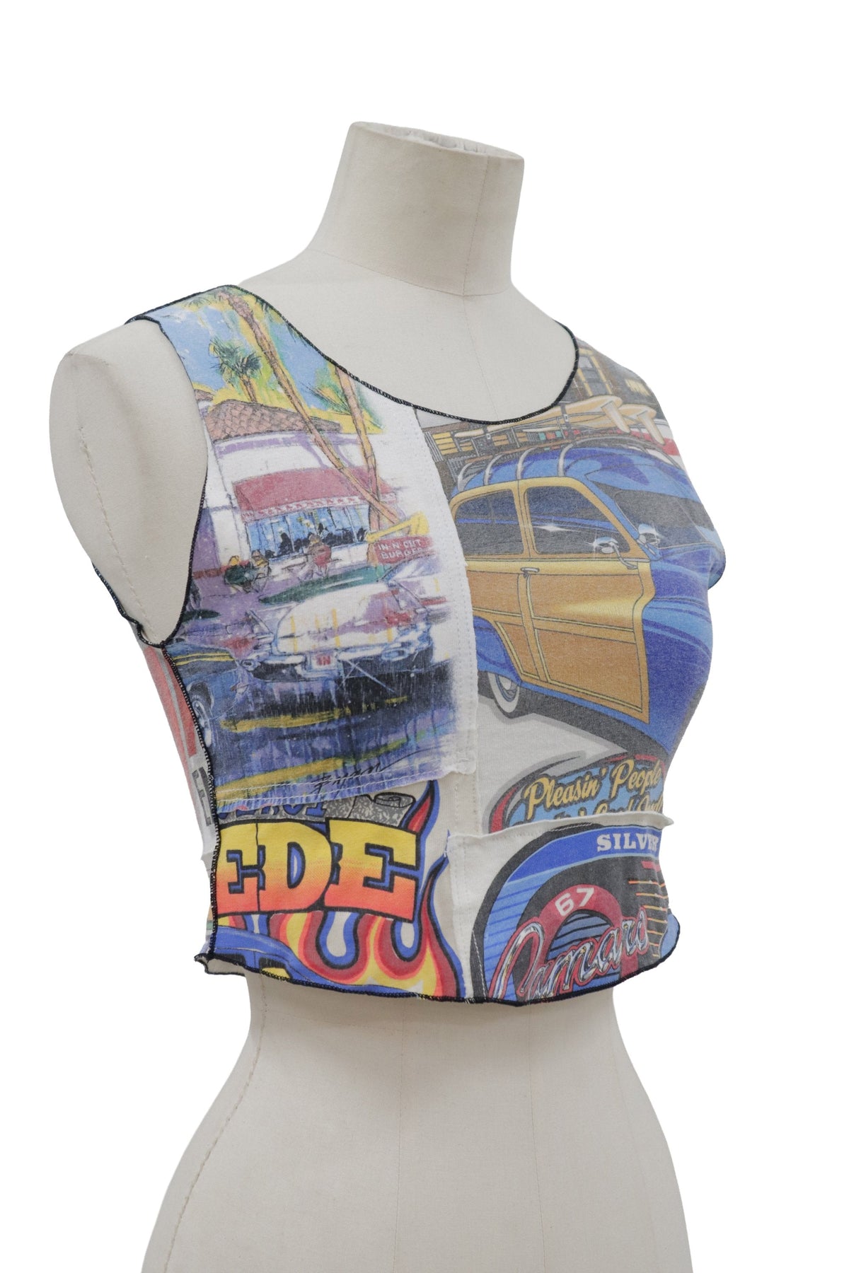 graphic tank top/RM-［2608-063］