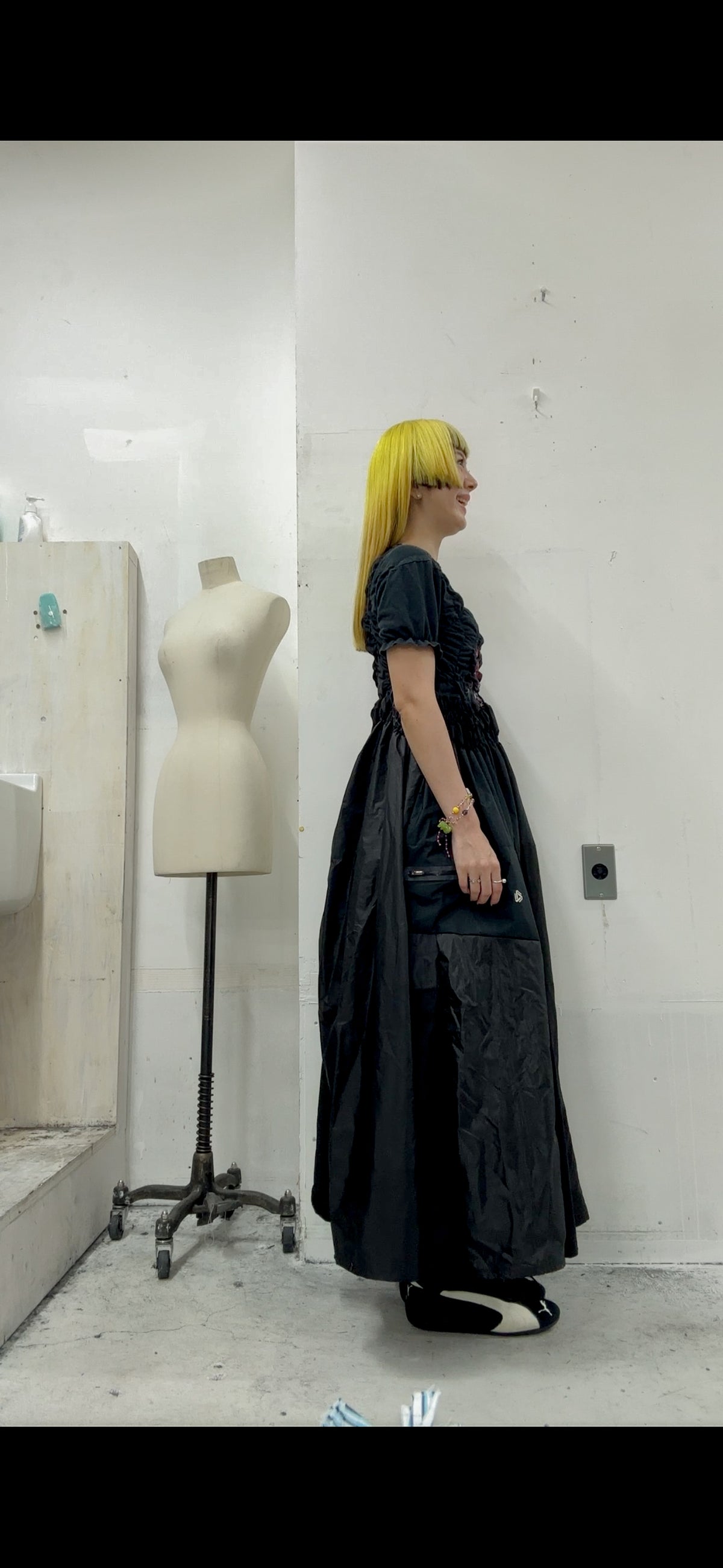 KUSHA KUSHA PLAN/cut saw dress/RM-［2607-144］