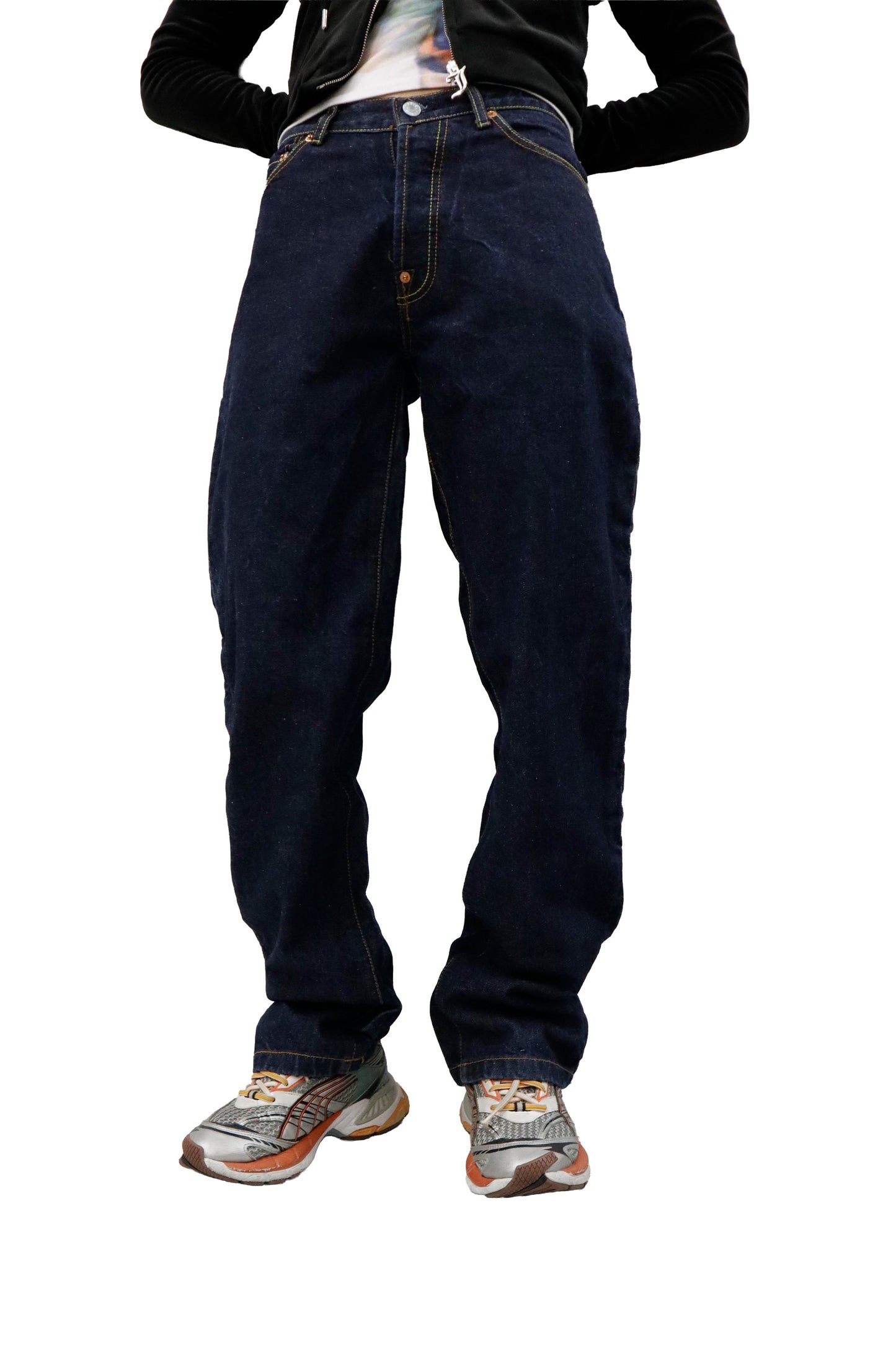 EVISU paint denim pants/U-［2605-004］