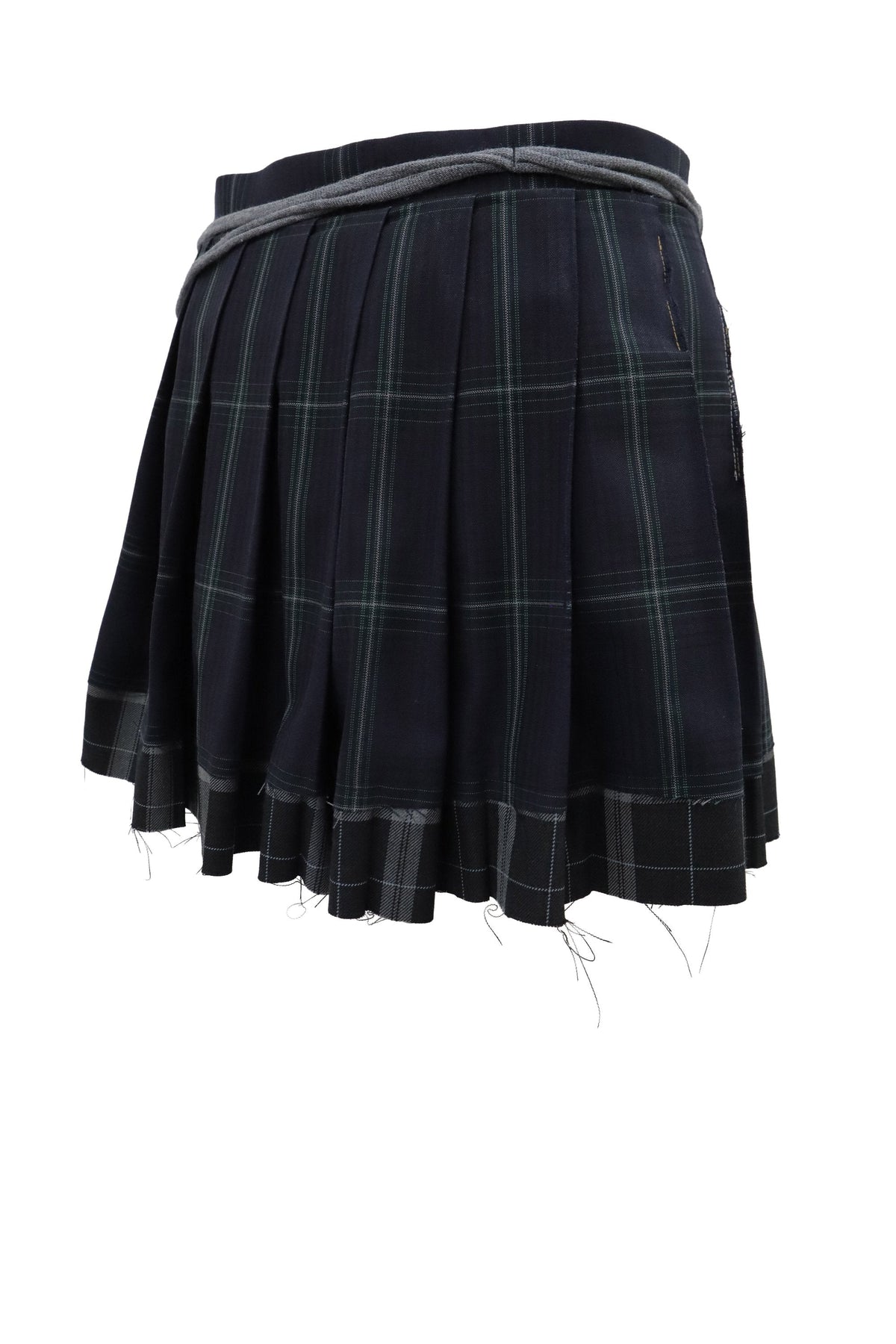 Docking pleats mini skirt/RM-［2608-039］