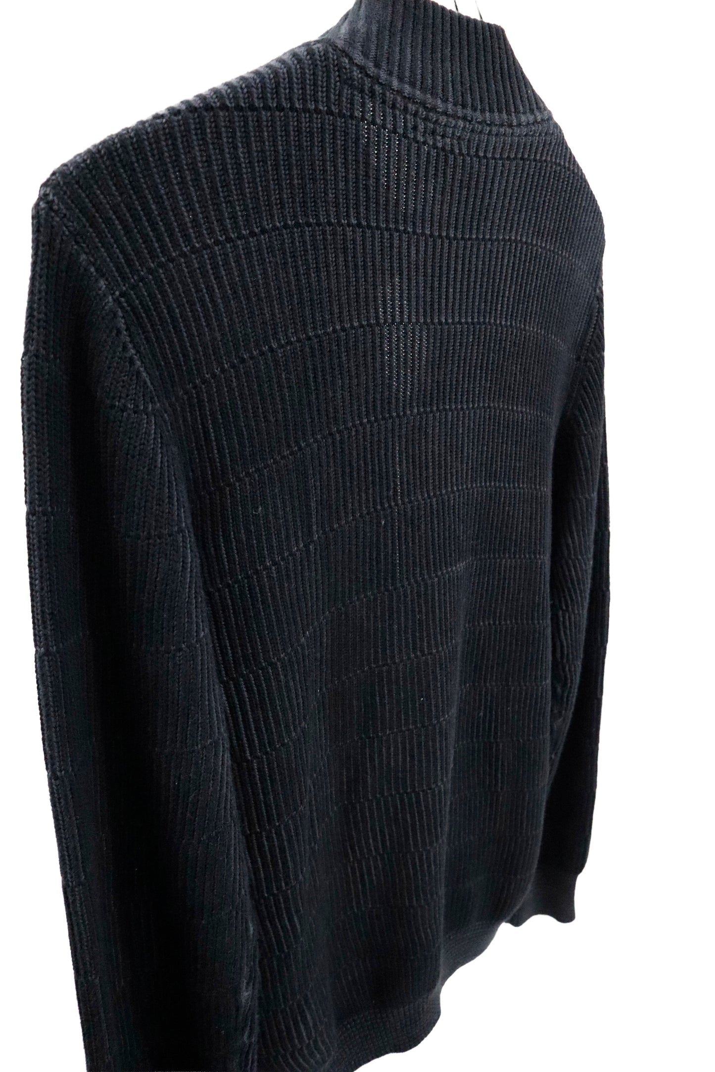 rib knit cardigan/U-［2603-001］