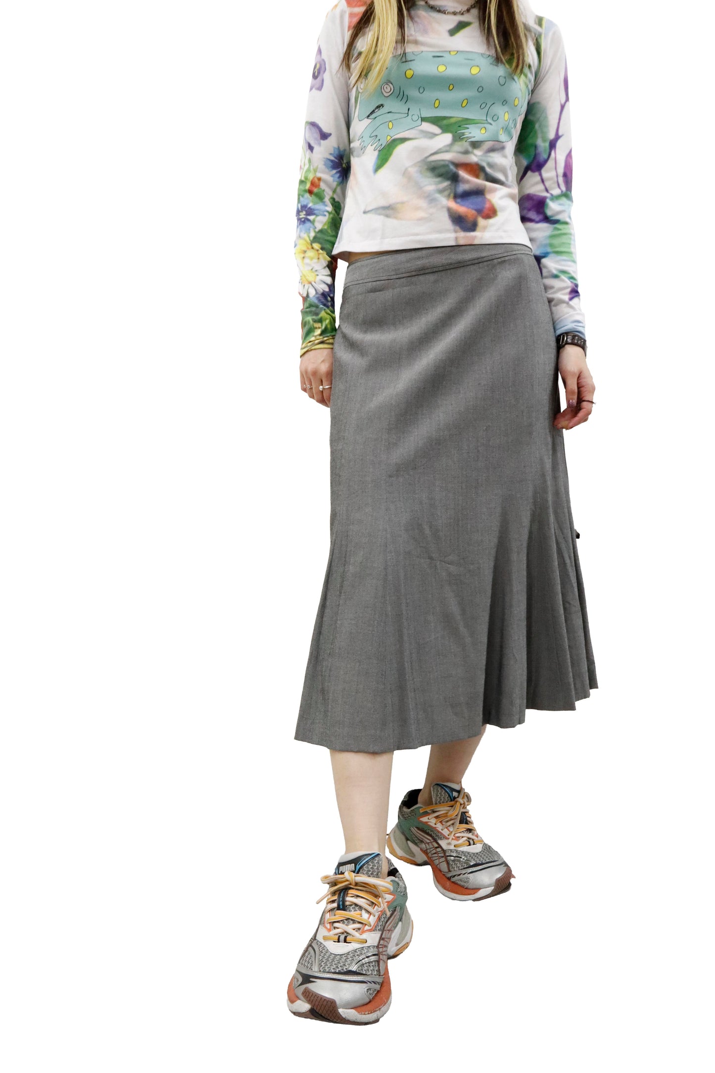 mermaid line skirt/U-［2605-008］