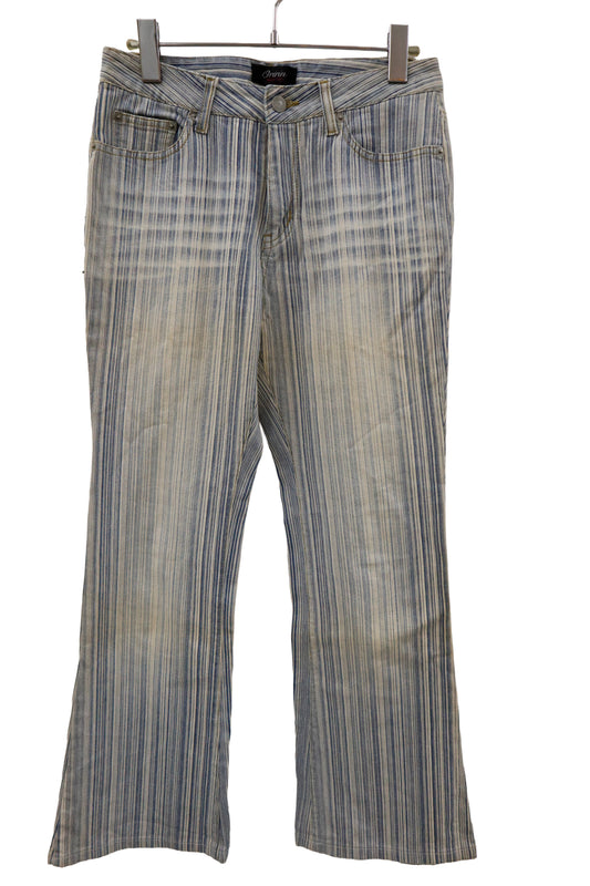 stripe denim pants/U-［2601-064］