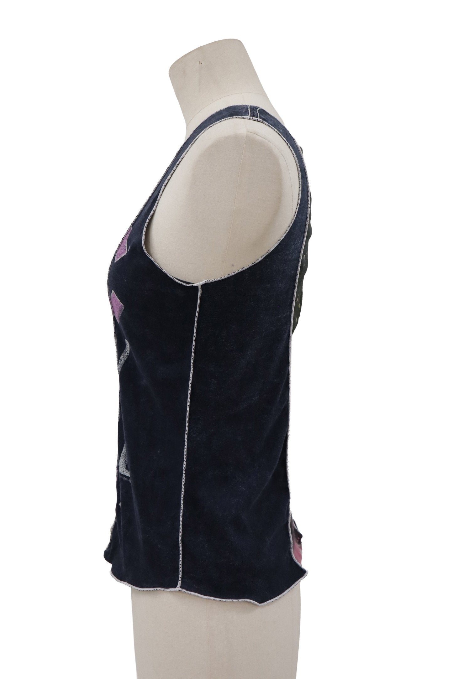 Pink Floyd colorblock tank/RM-［2607-030］