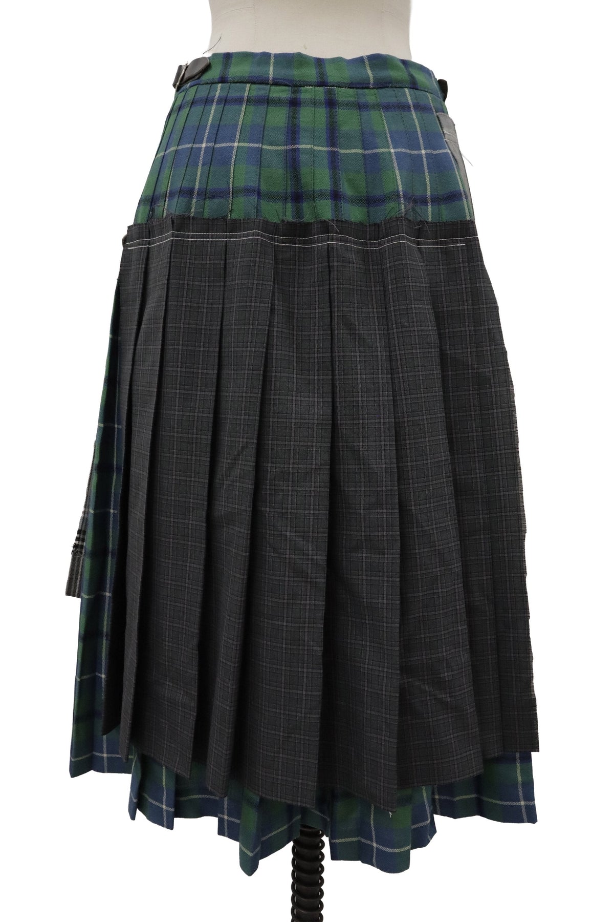 layered pleats skirt/RM-［2608-100］