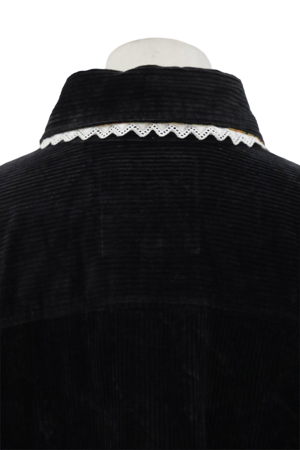 flower print corduroy shirt/RM-［2608-102］