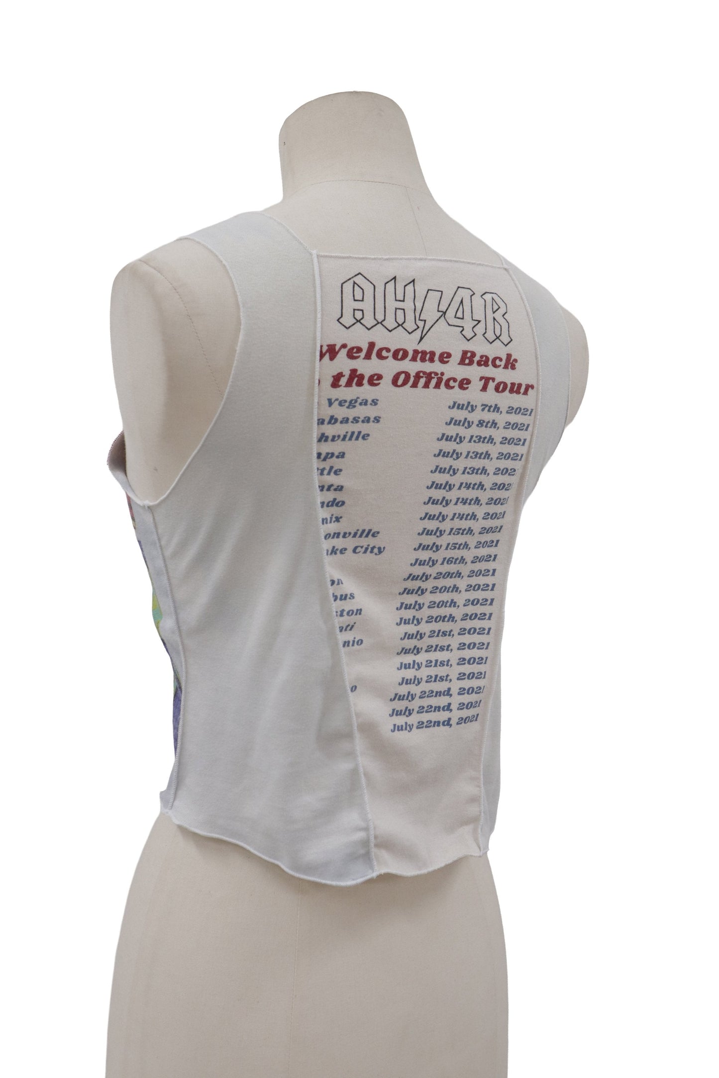 AH4R tour parody Y2K tops/RM-［2607-029］