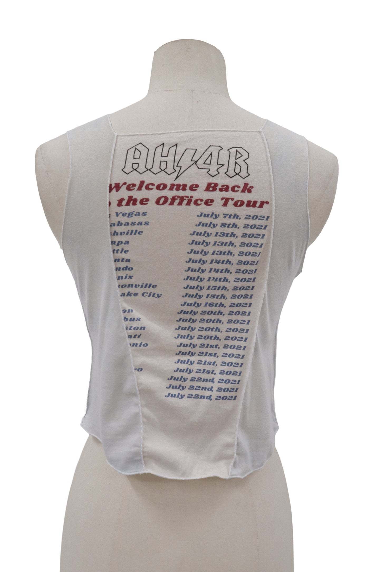AH4R tour parody Y2K tops/RM-［2607-029］