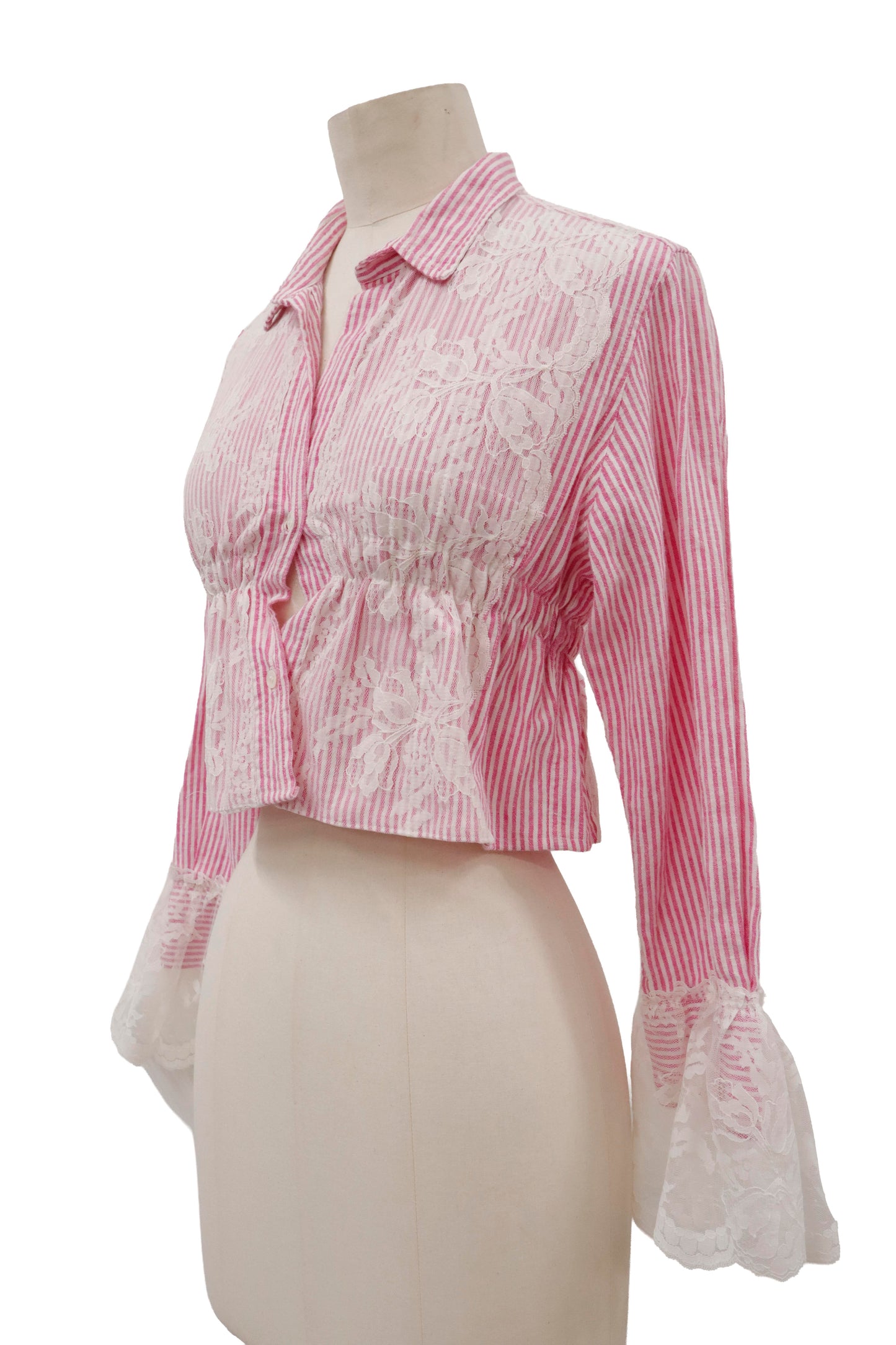 lace docking shirt/RM-［2605-048］