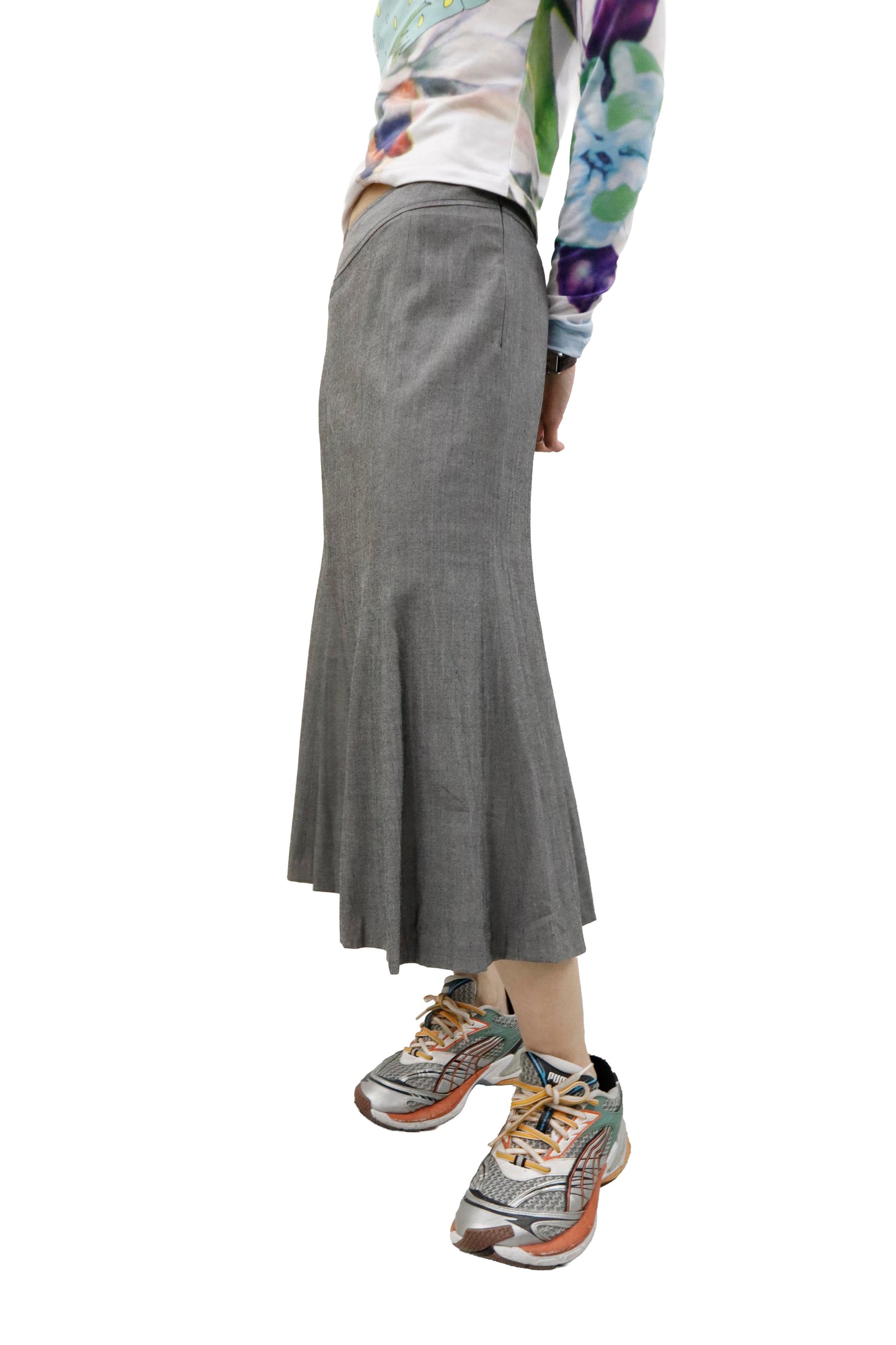 mermaid line skirt/U-［2605-008］