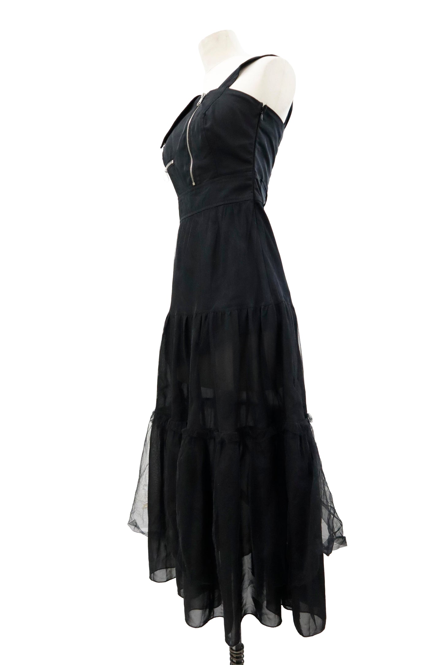 zip dress/U-［2605-001］