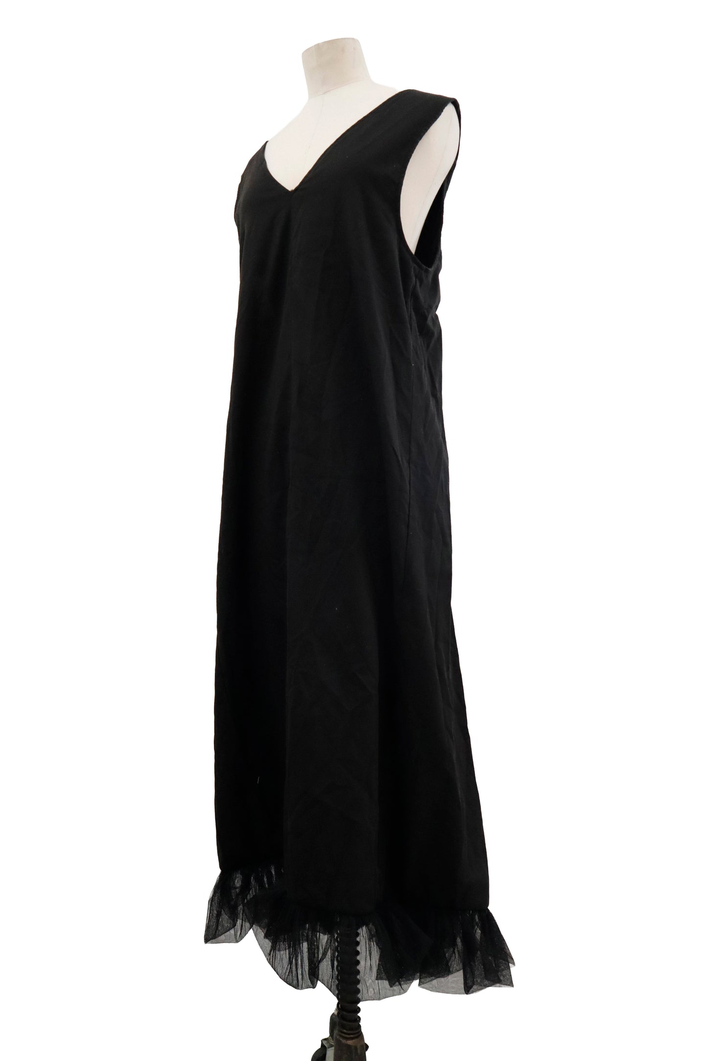 frill no sleeve dress/RM-［2602-111］