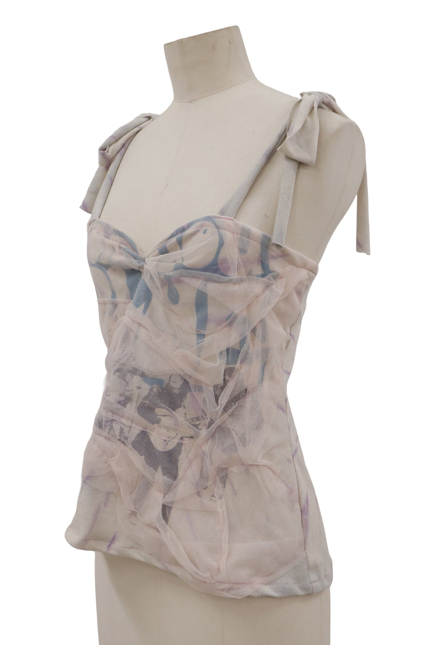 tie-dye one shoulder camisole/RM-［2607-026］