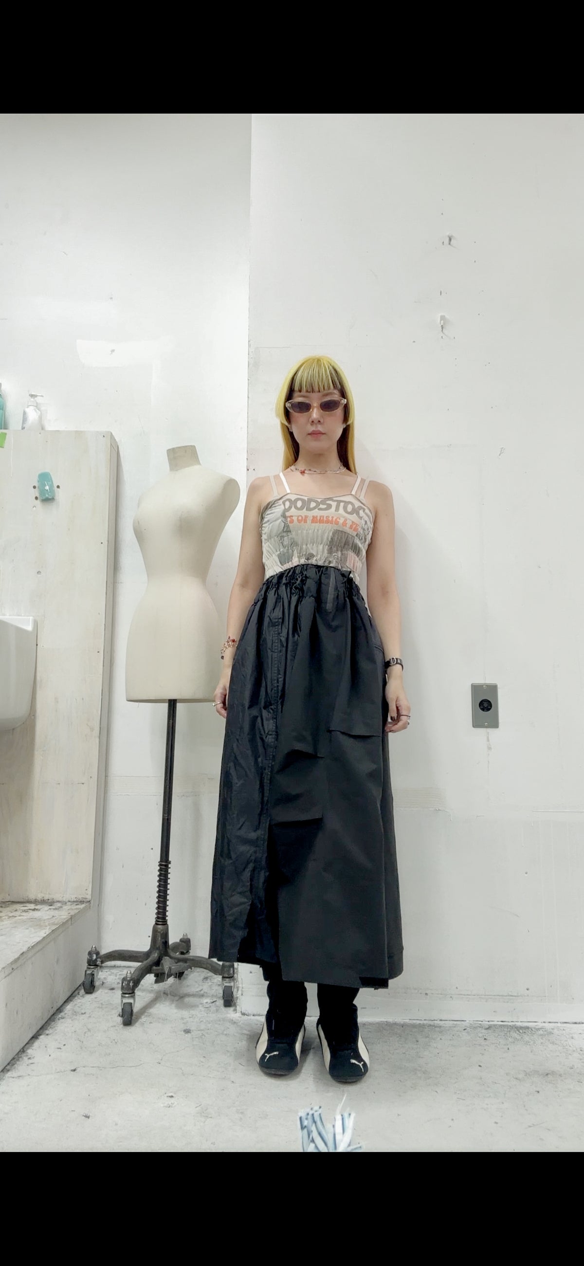 KUSHA KUSHA PLAN/cut saw dress/RM-［2607-172］