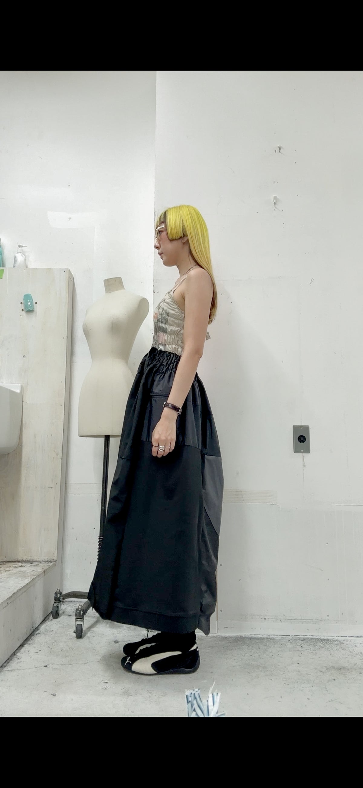 KUSHA KUSHA PLAN/cut saw dress/RM-［2607-172］