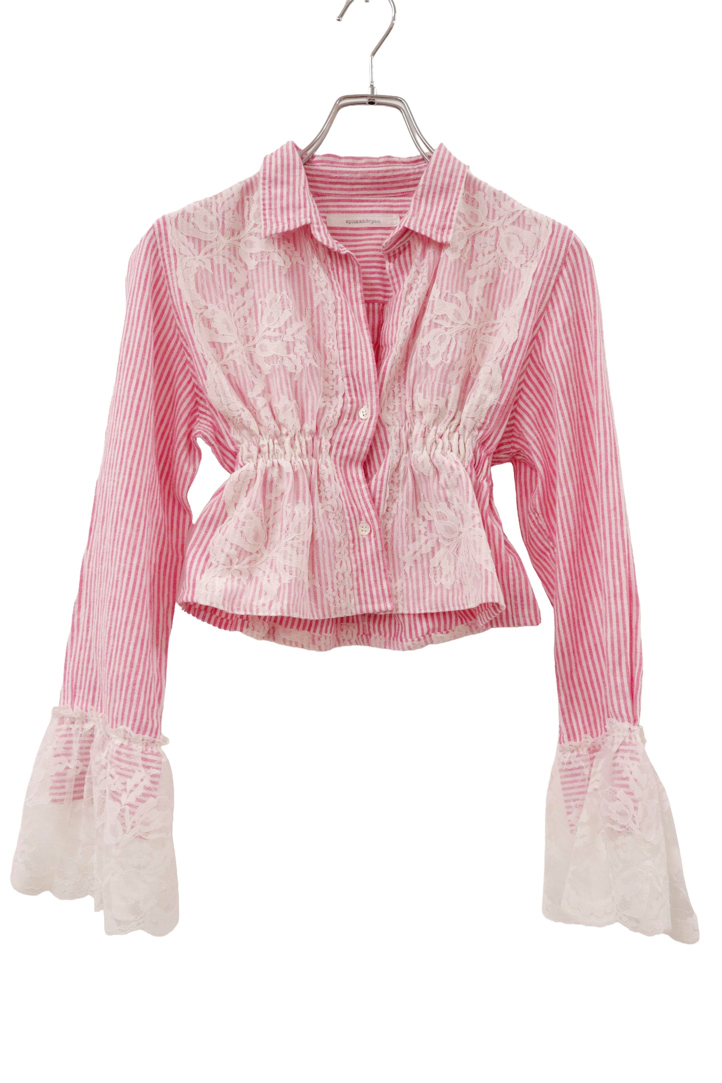 lace docking shirt/RM-［2605-048］