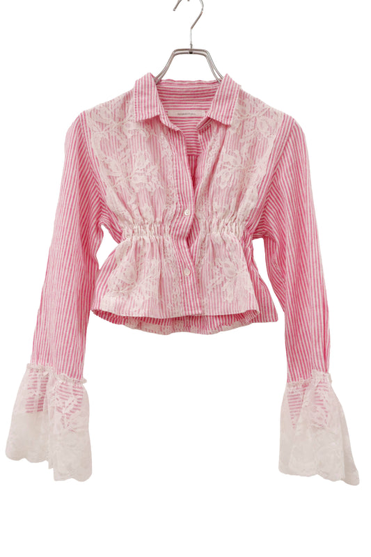 lace docking shirt/RM-［2605-048］