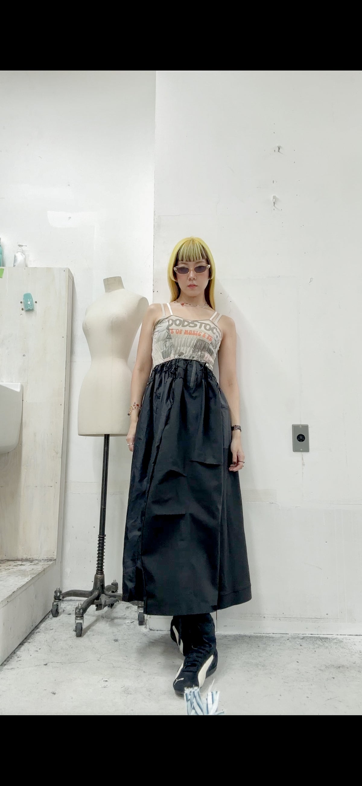 KUSHA KUSHA PLAN/cut saw dress/RM-［2607-172］