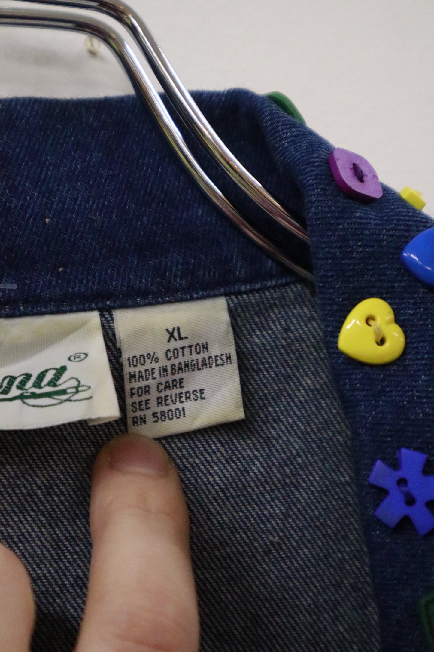 90's denim tailored jacket / NV-［2601-053］