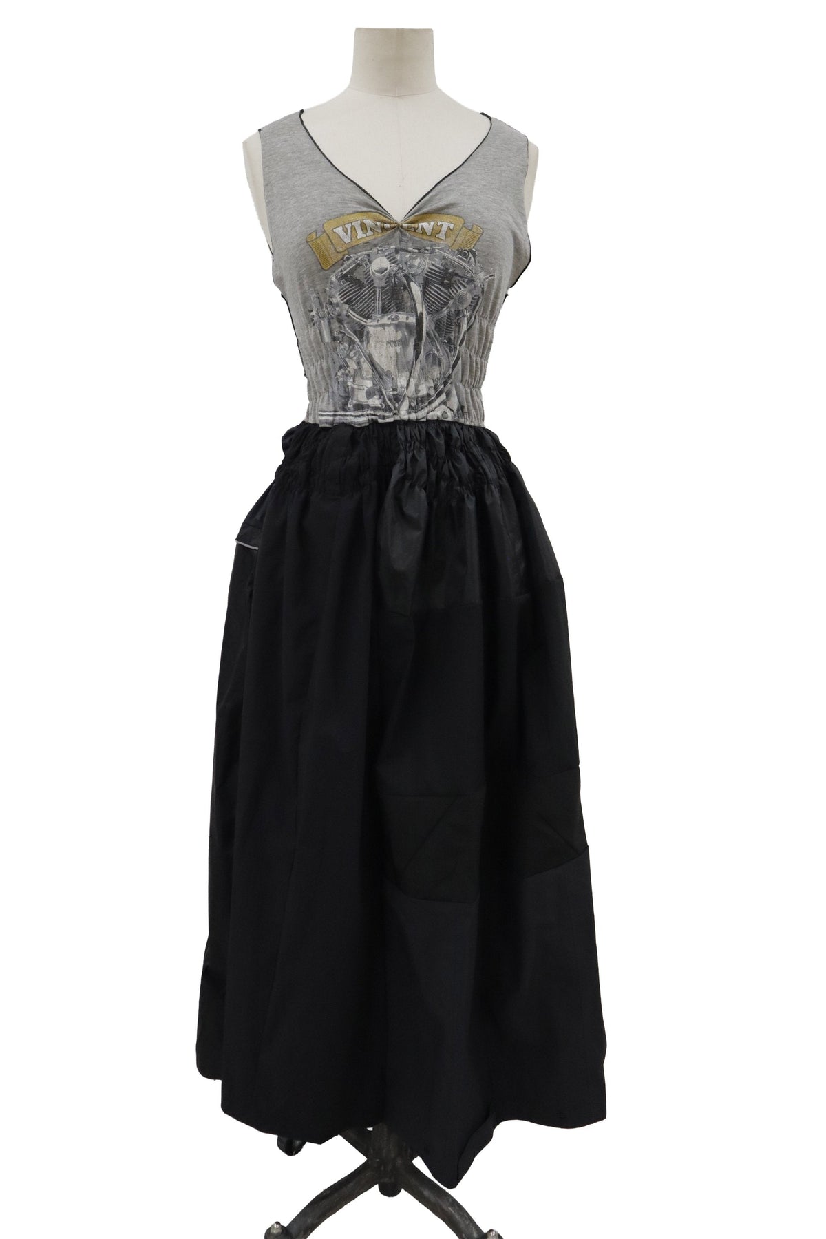 KUSHA KUSHA PLAN/cut saw dress/RM-［2608-043］