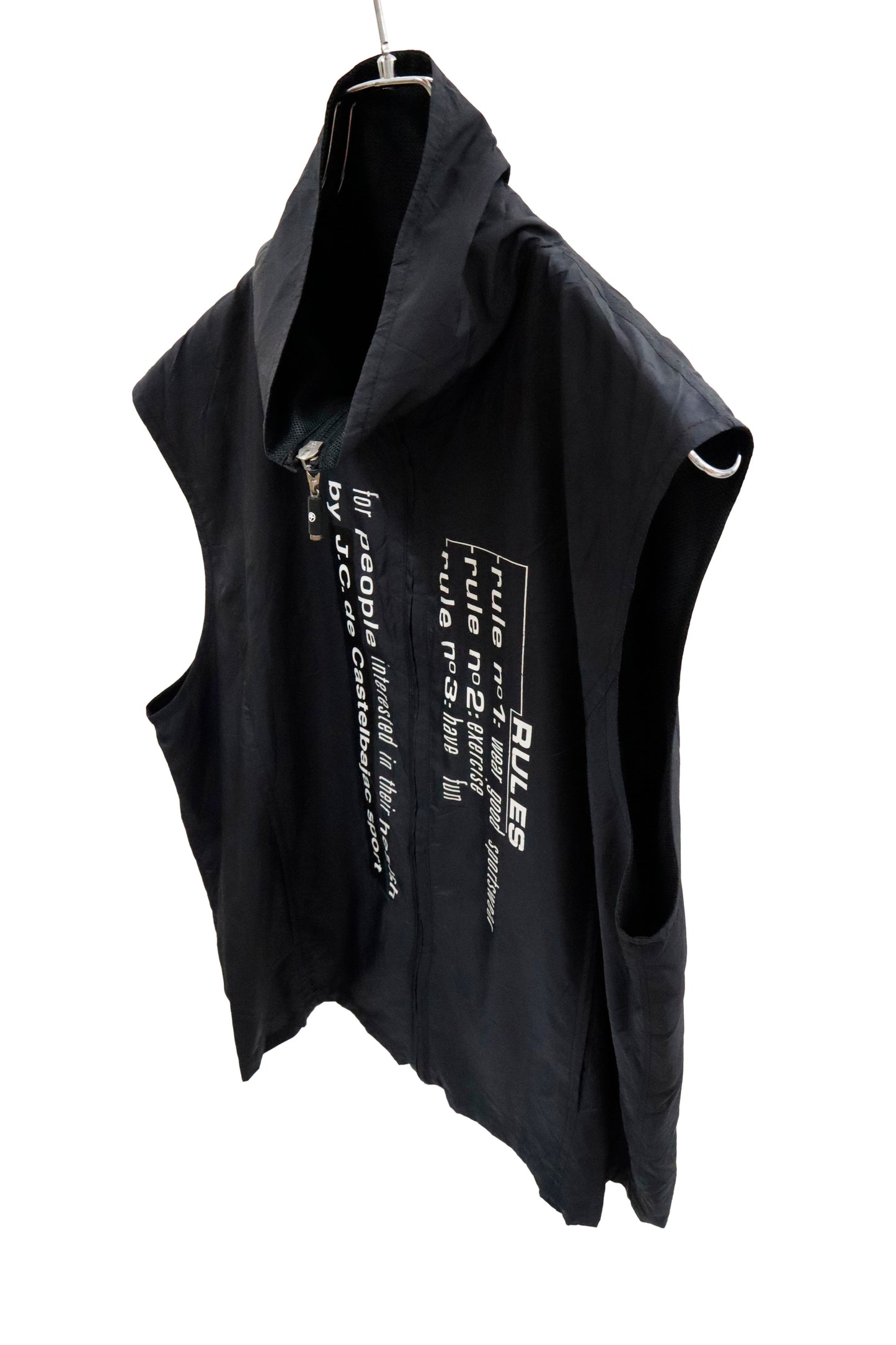 nylon graphic vest/U-［2602-033］