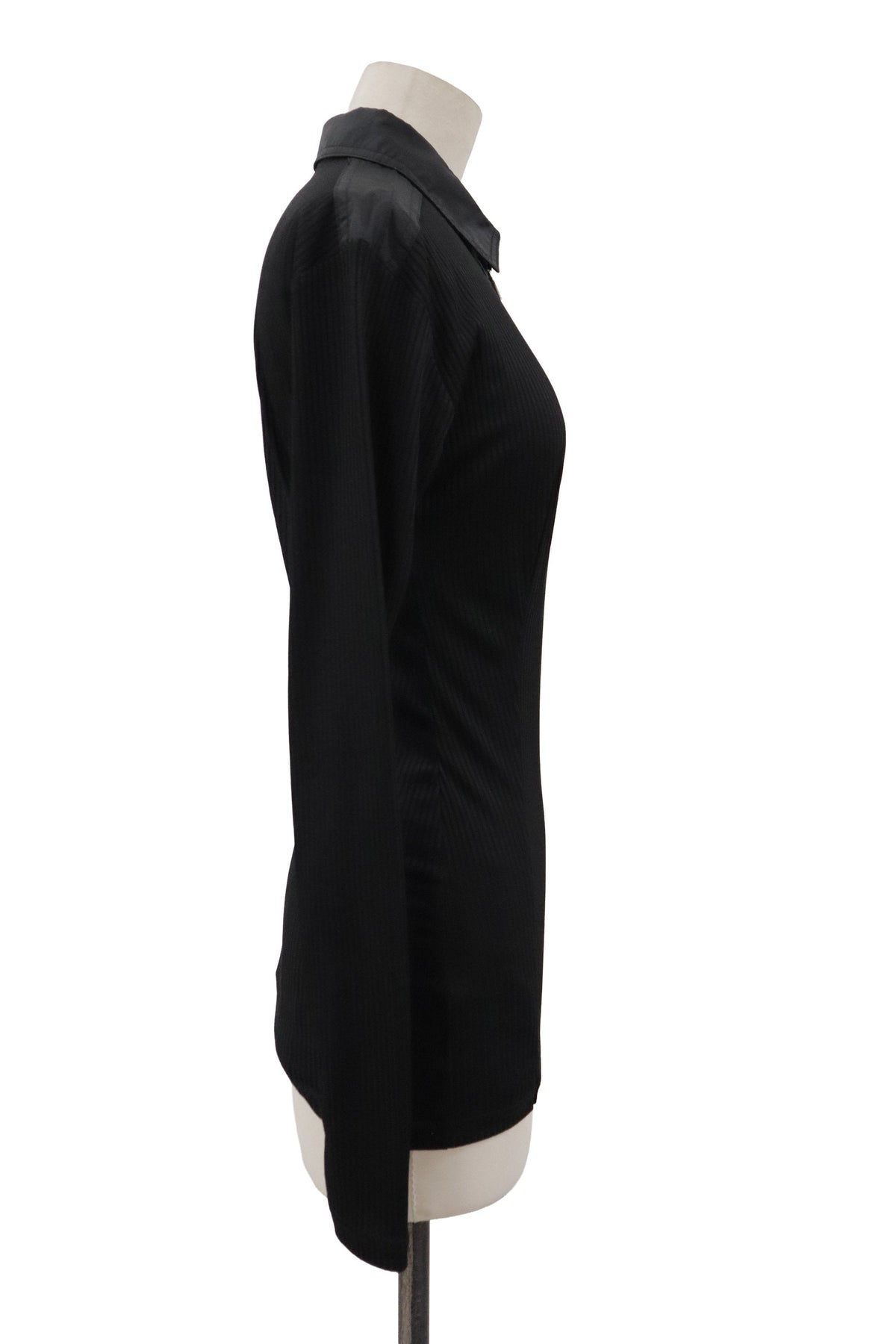 half zip rib tops/RM-［2608-036］