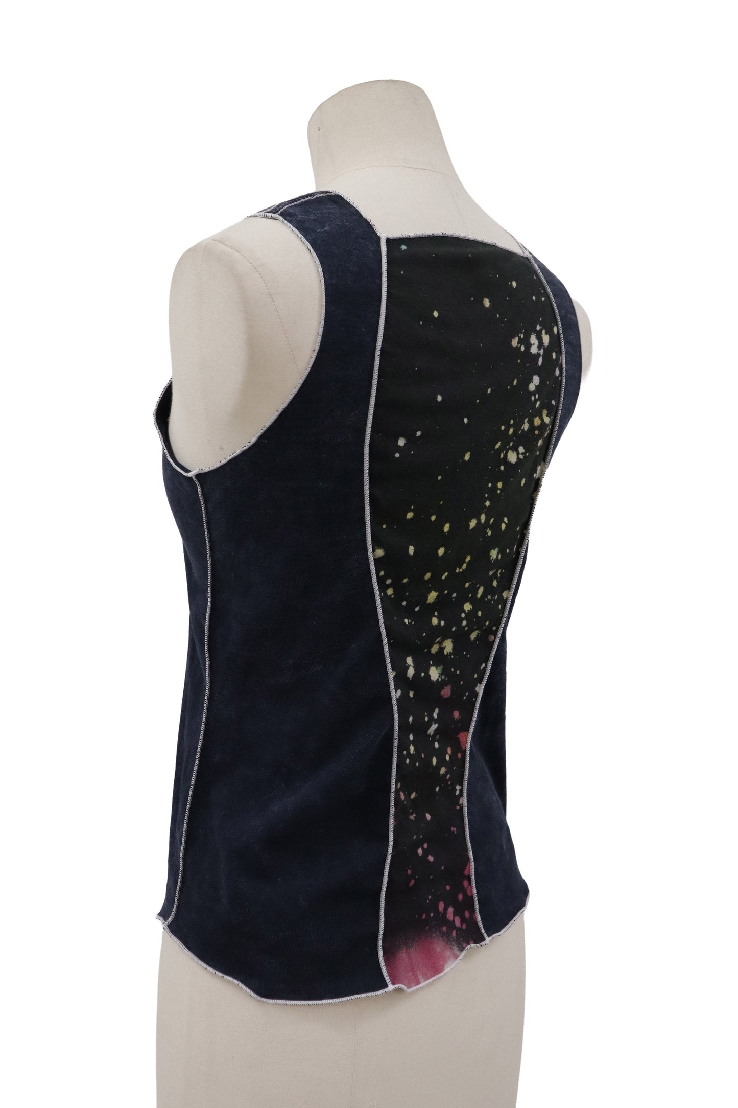 Pink Floyd colorblock tank/RM-［2607-030］