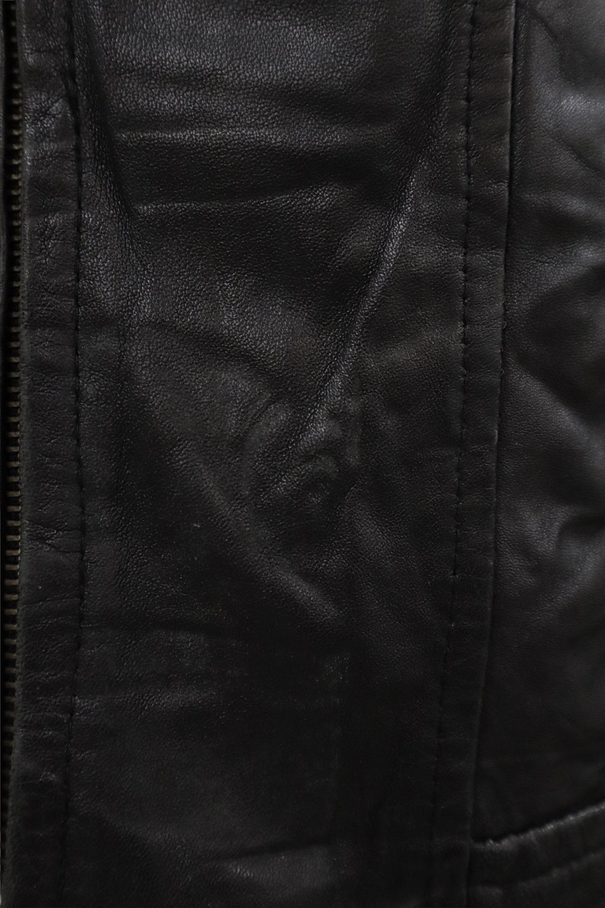 lace leather jacket/RM-［2608-104］
