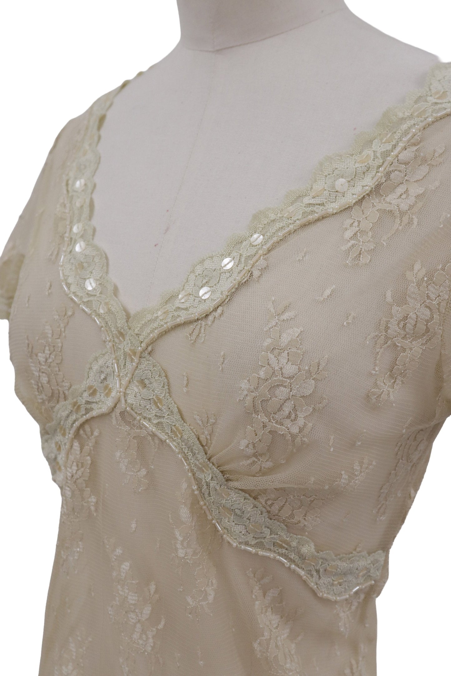 lace sequin blouse/RM-［2607-019］