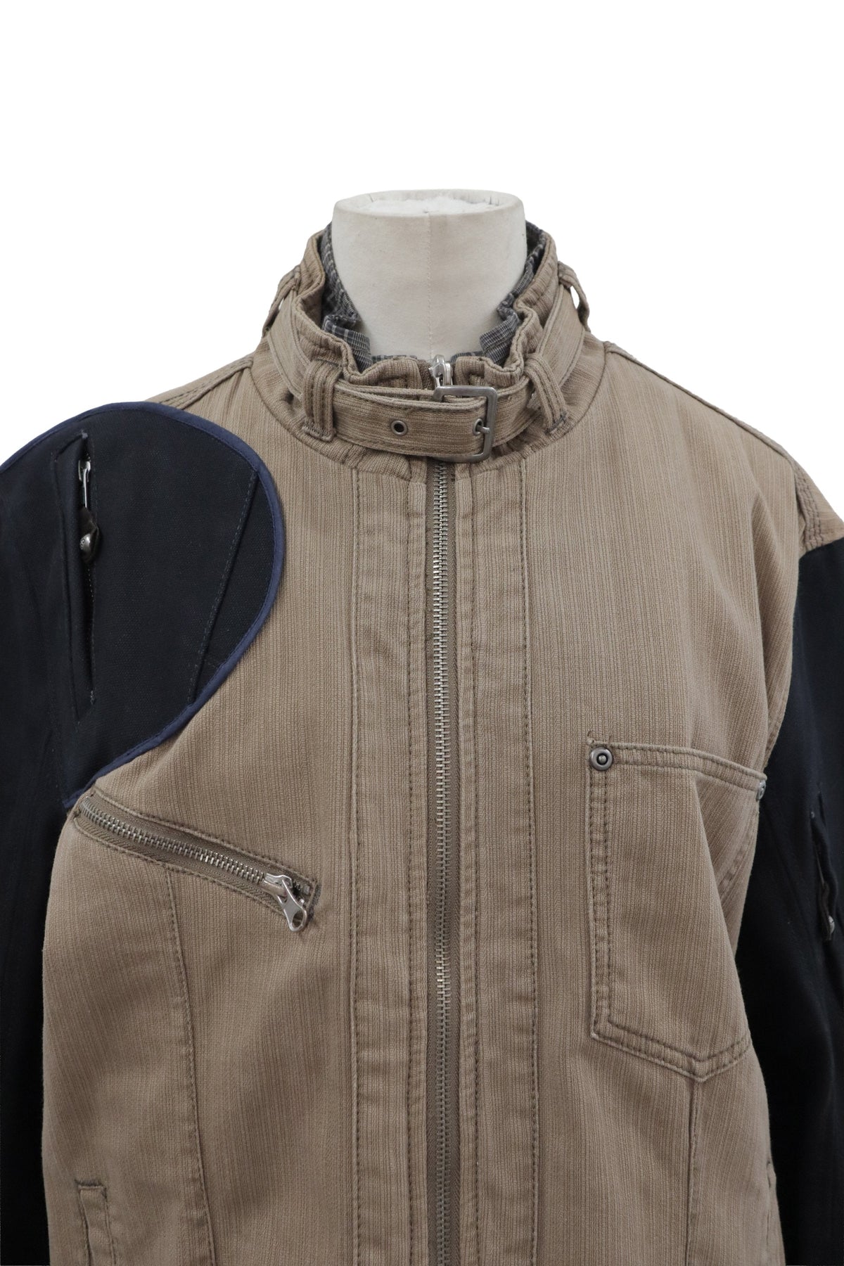 Gun patch cotton jacket/RM-［2608-106］