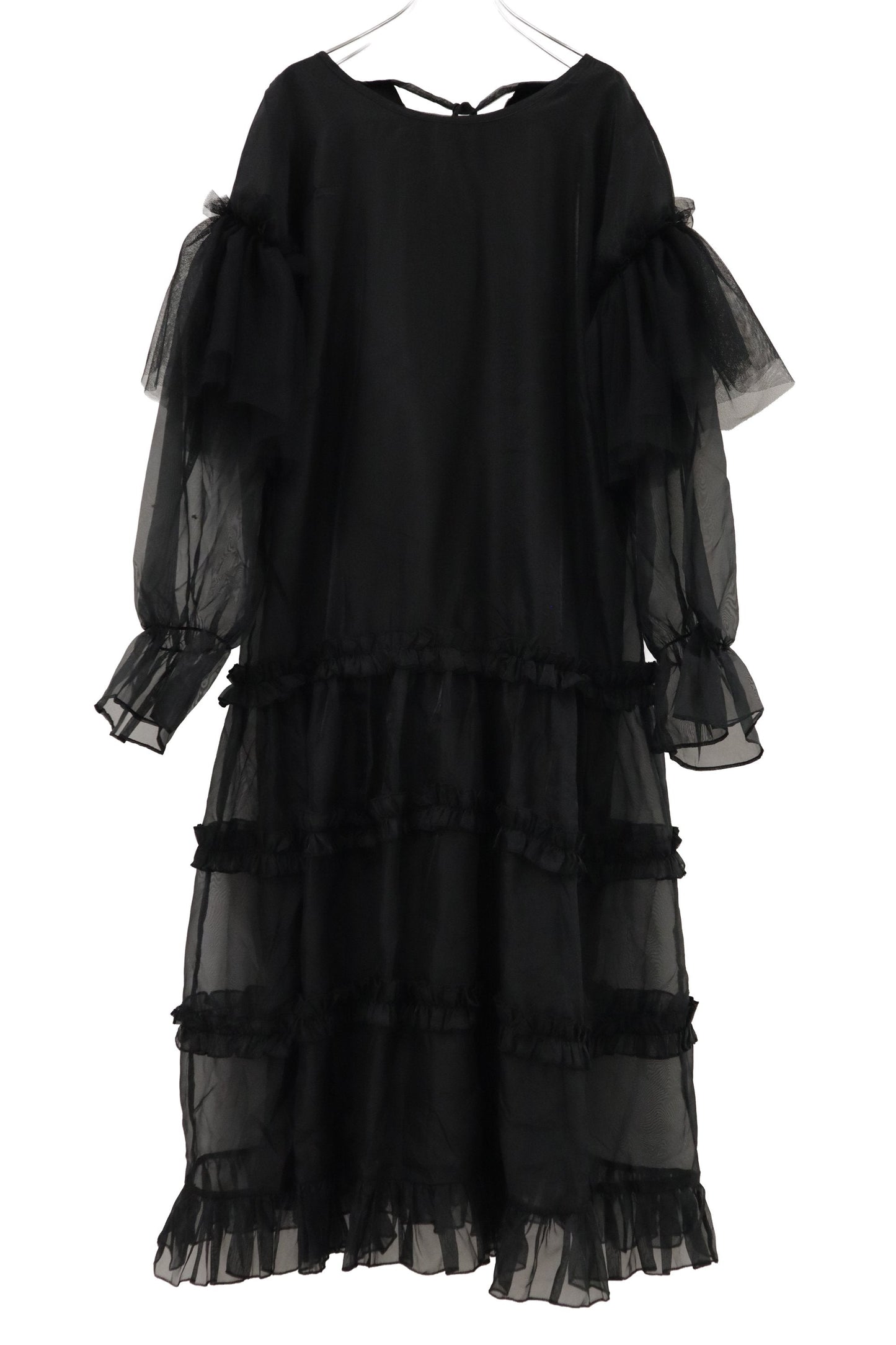 organza frill dress/RM-［2606-027］