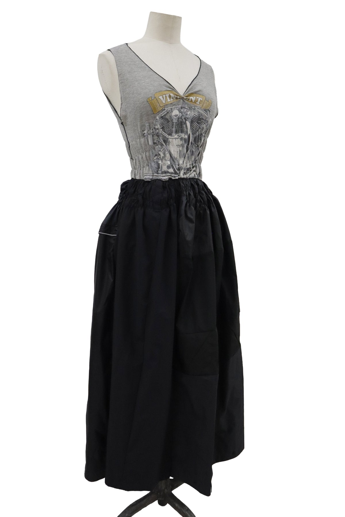 KUSHA KUSHA PLAN/cut saw dress/RM-［2608-043］
