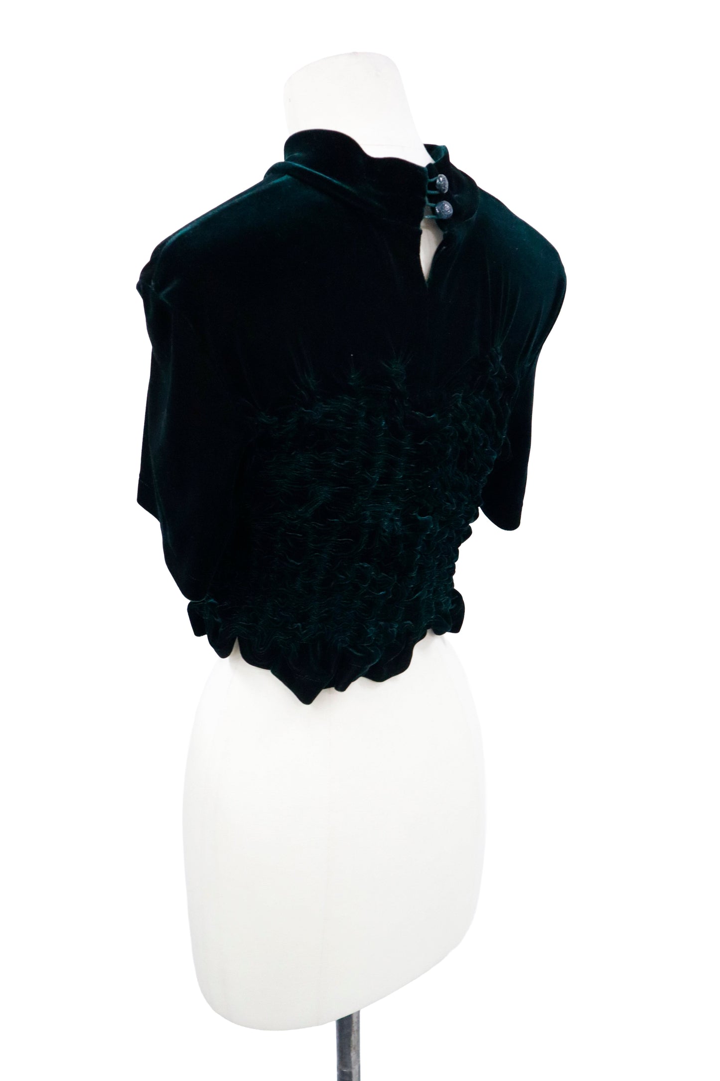 KUSHA KUSHA PLAN/velvet tops-［2601-085］