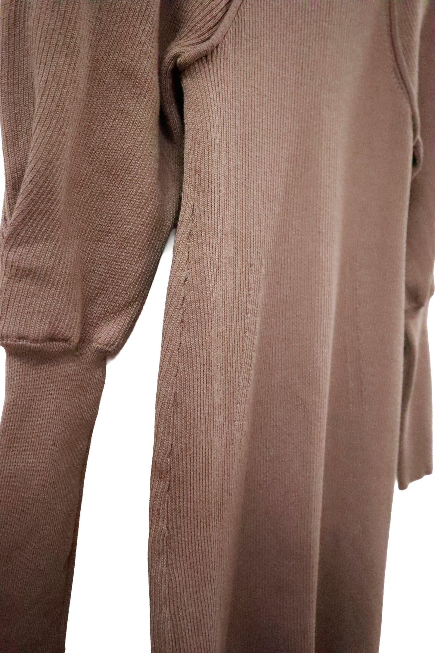 rib knit dress / U-［2601-040］